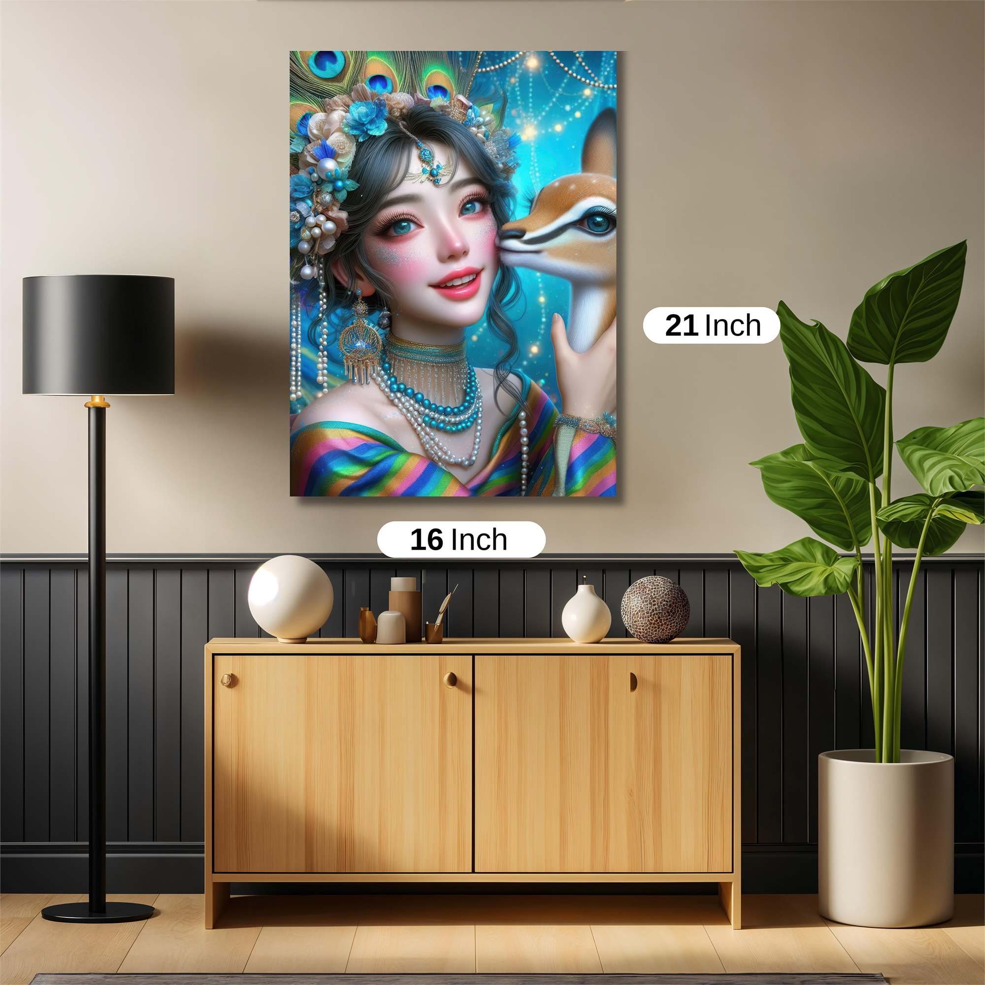 Peacock Enchantment Safe Wall Magnetic / M
