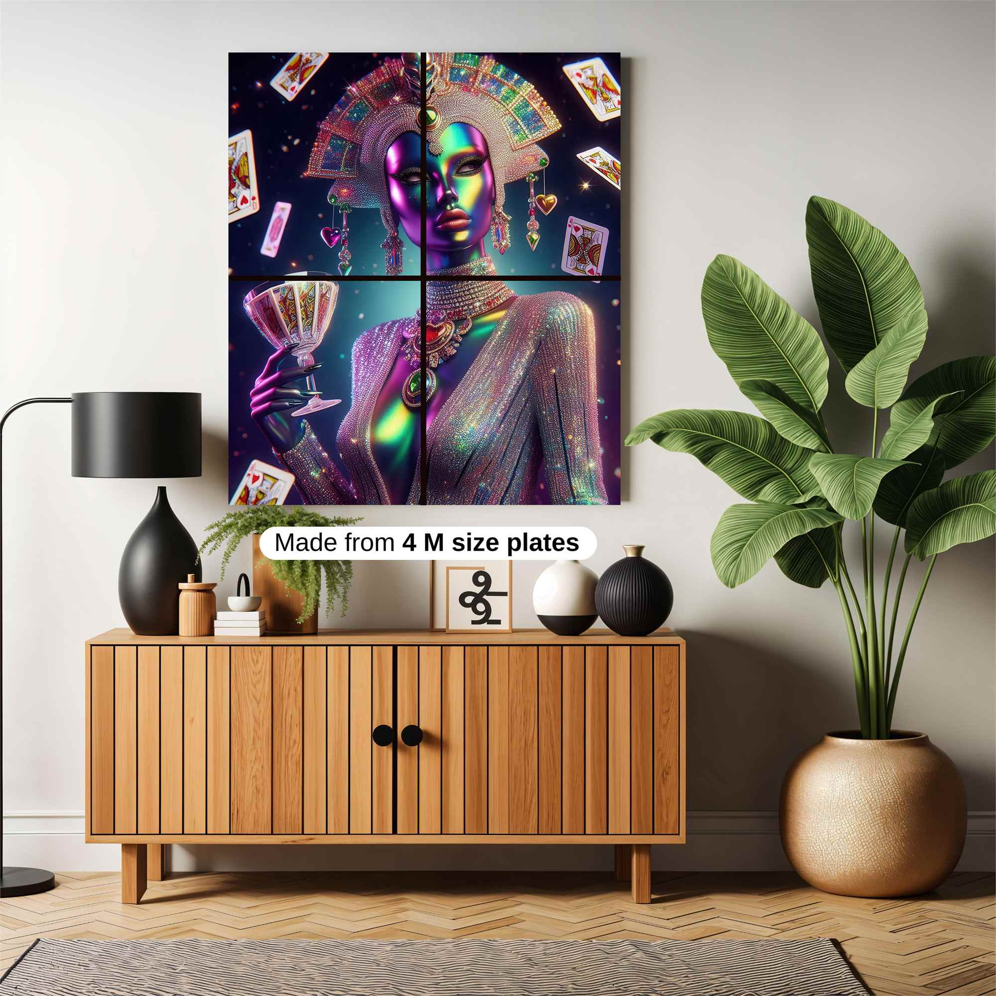 Queen Enigma Safe Wall Magnetic / M