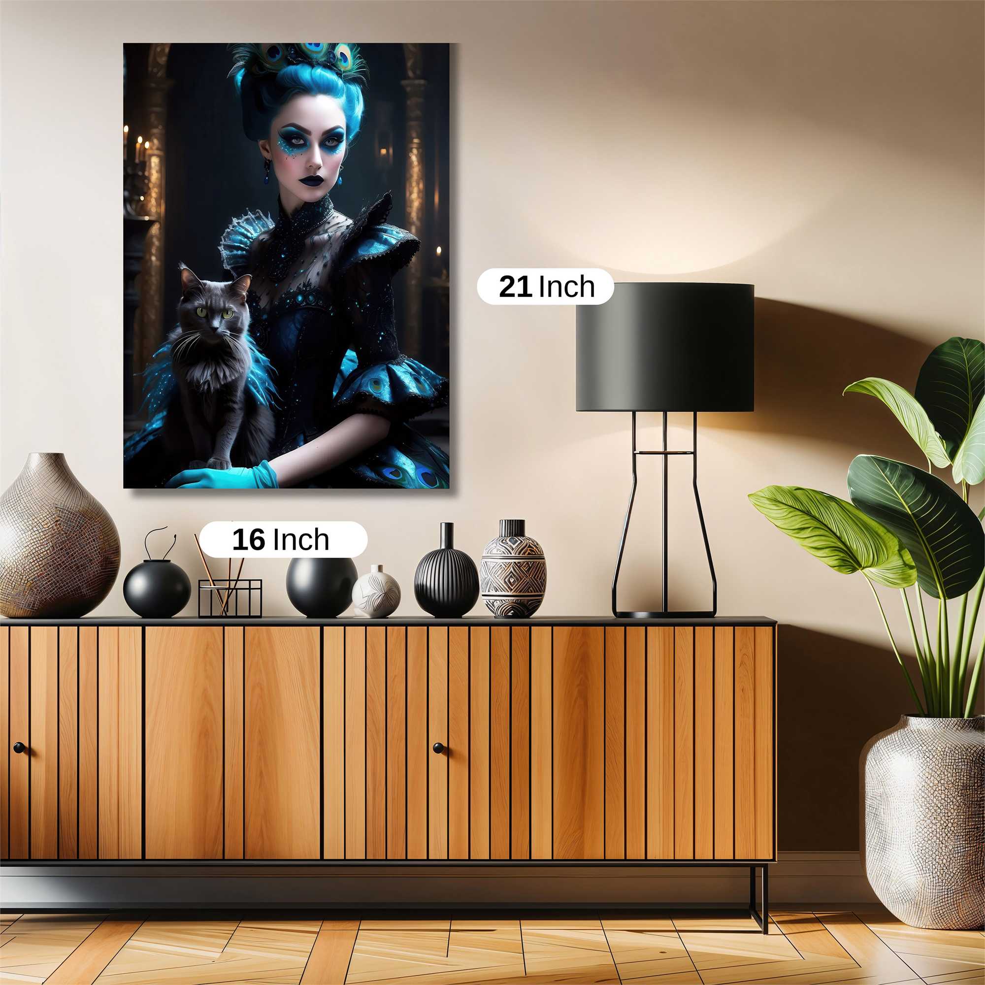 Peacock Enigma Safe Wall Magnetic / M