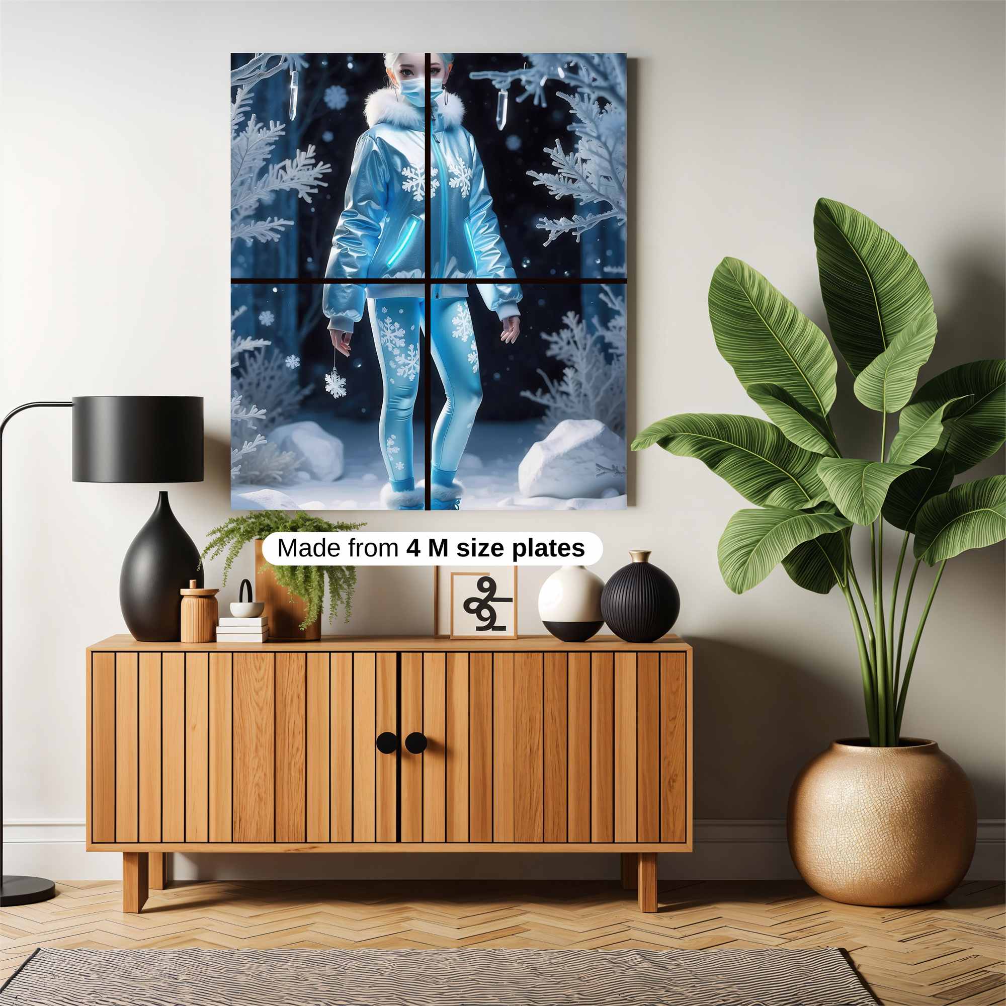 Frosty Elegance Safe Wall Magnetic / M