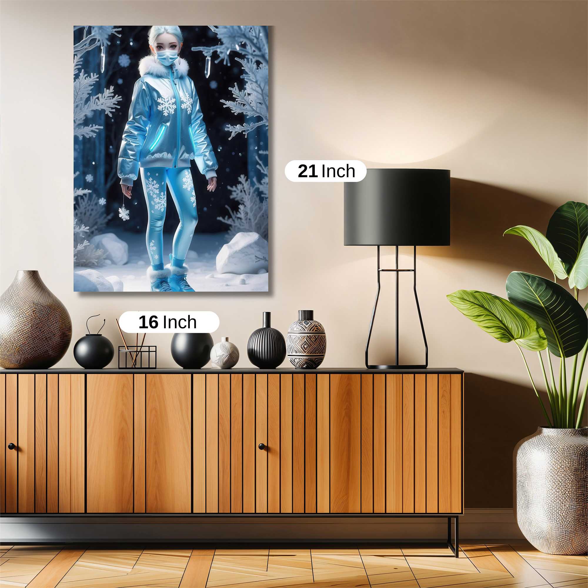 Frosty Elegance Safe Wall Magnetic / M