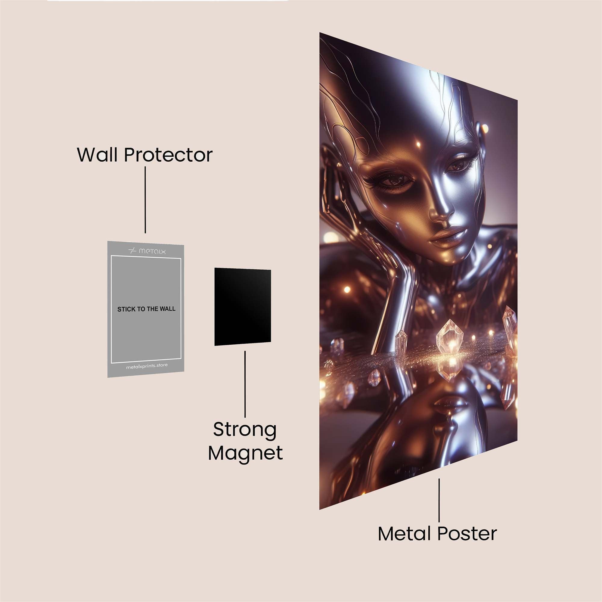 Android Dream Safe Wall Magnetic / M
