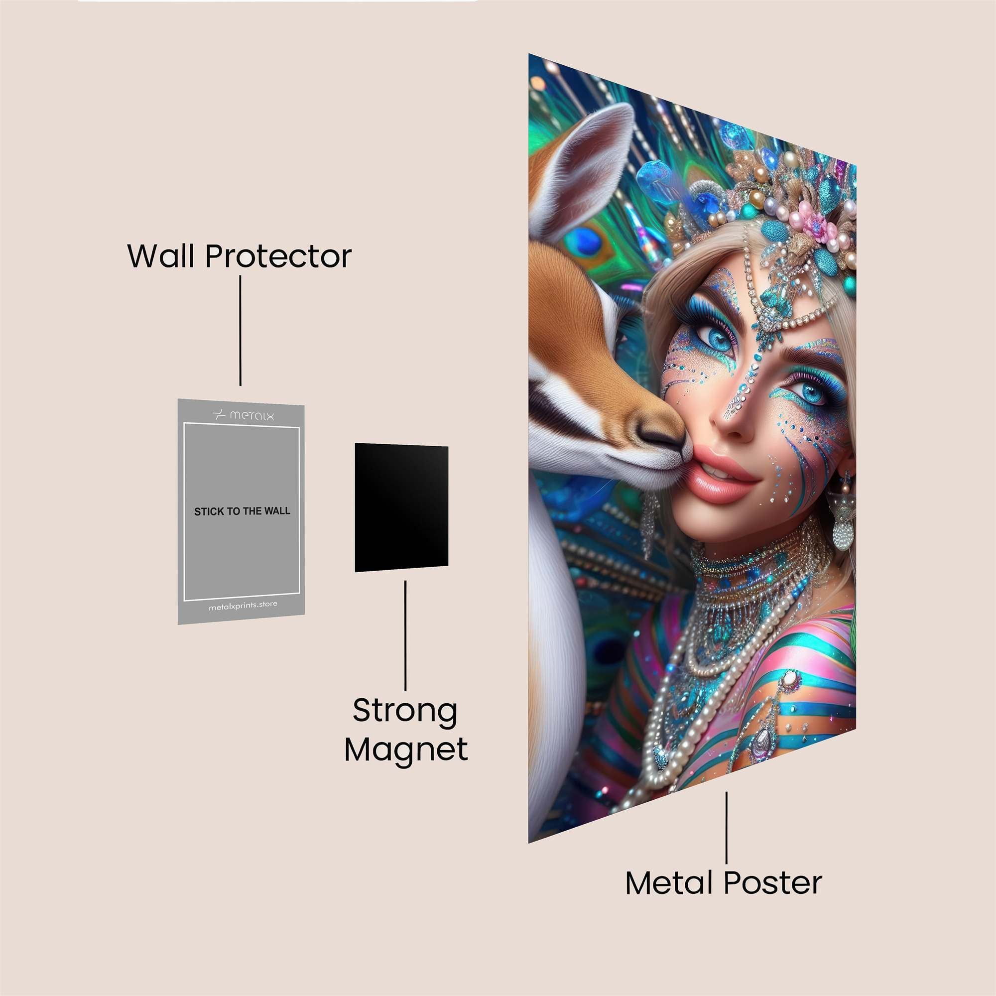 Deer Enchantment Safe Wall Magnetic / M