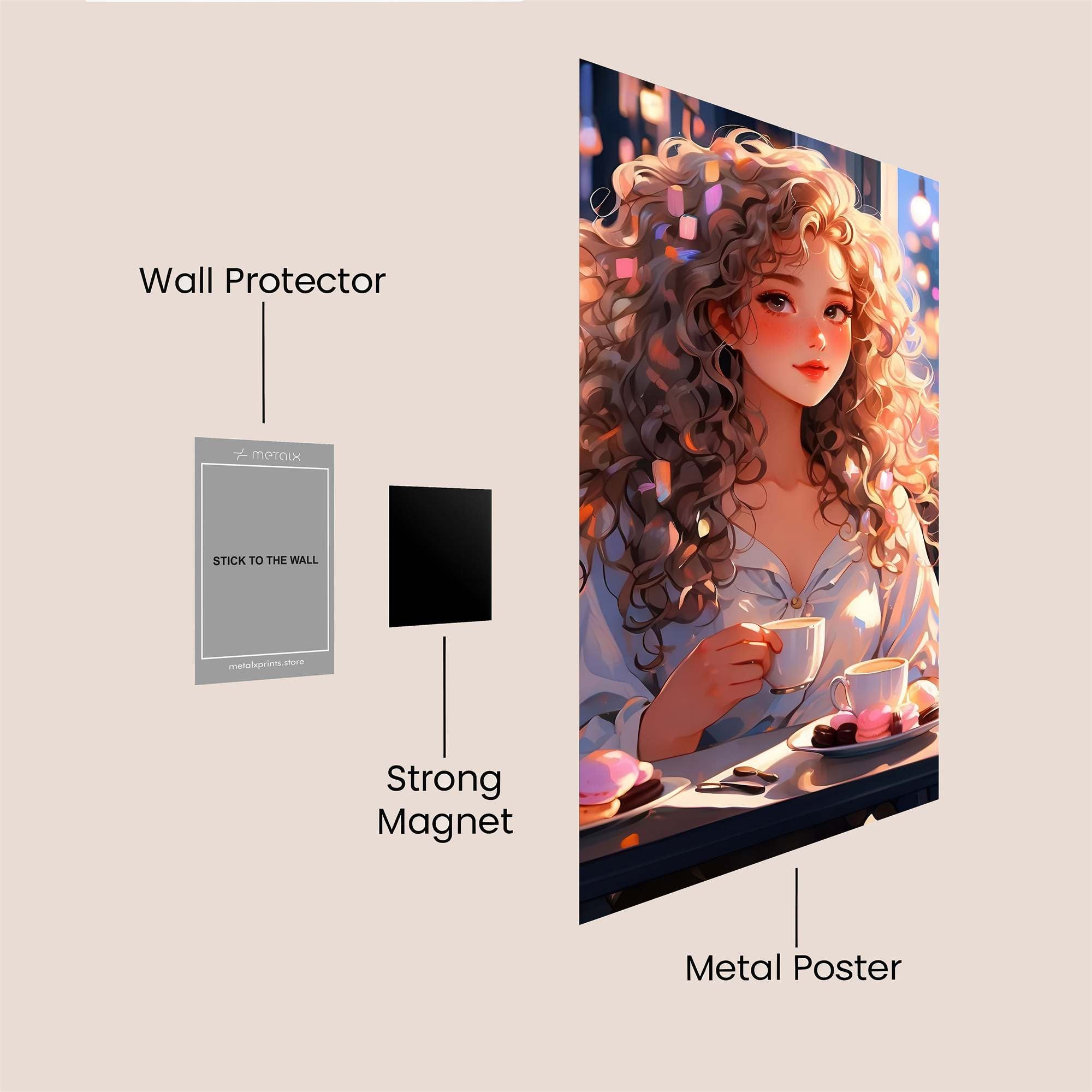 Luna Dreamy Safe Wall Magnetic / M