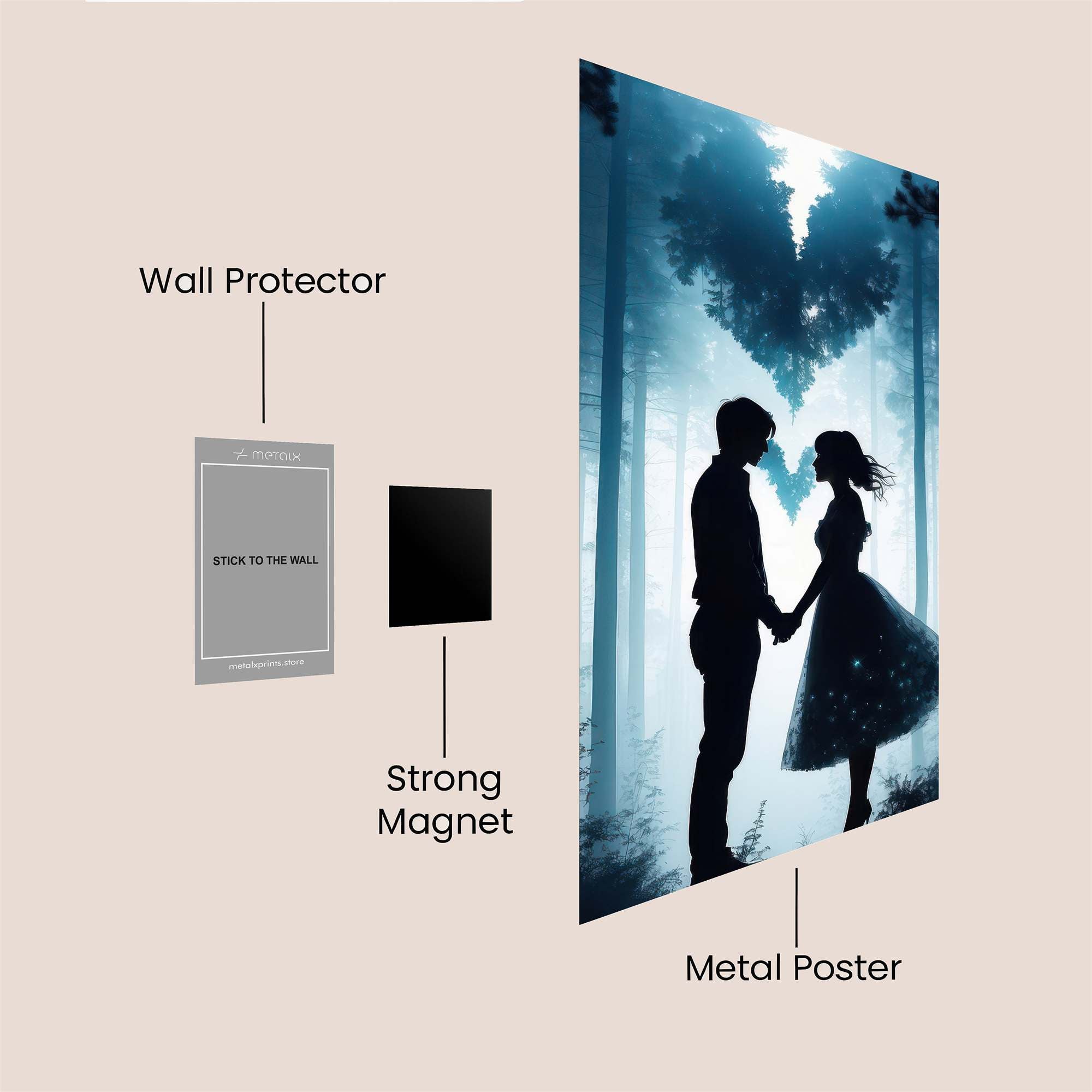 Love Enchantment Safe Wall Magnetic / M