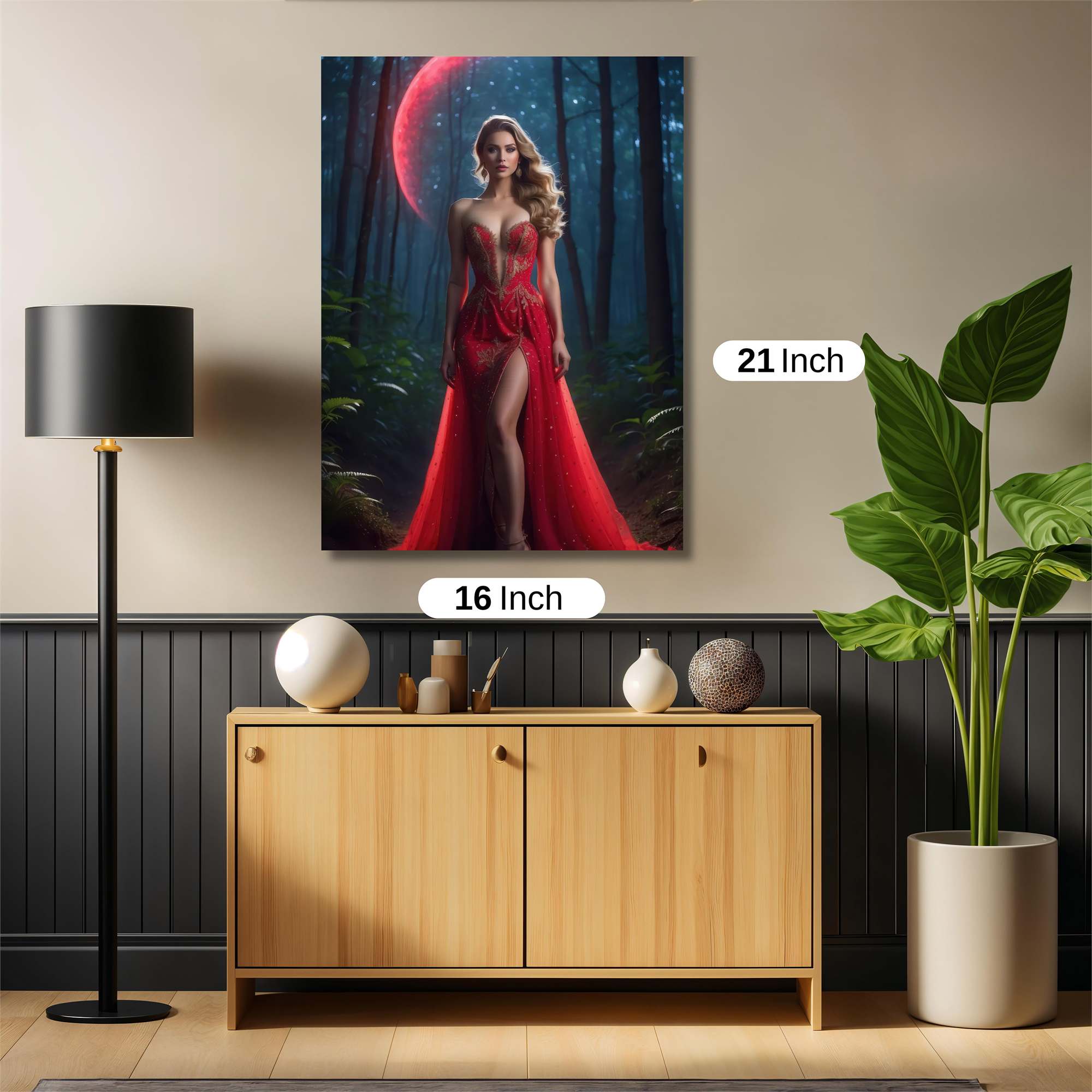 Moonlit Enchantress Safe Wall Magnetic / M