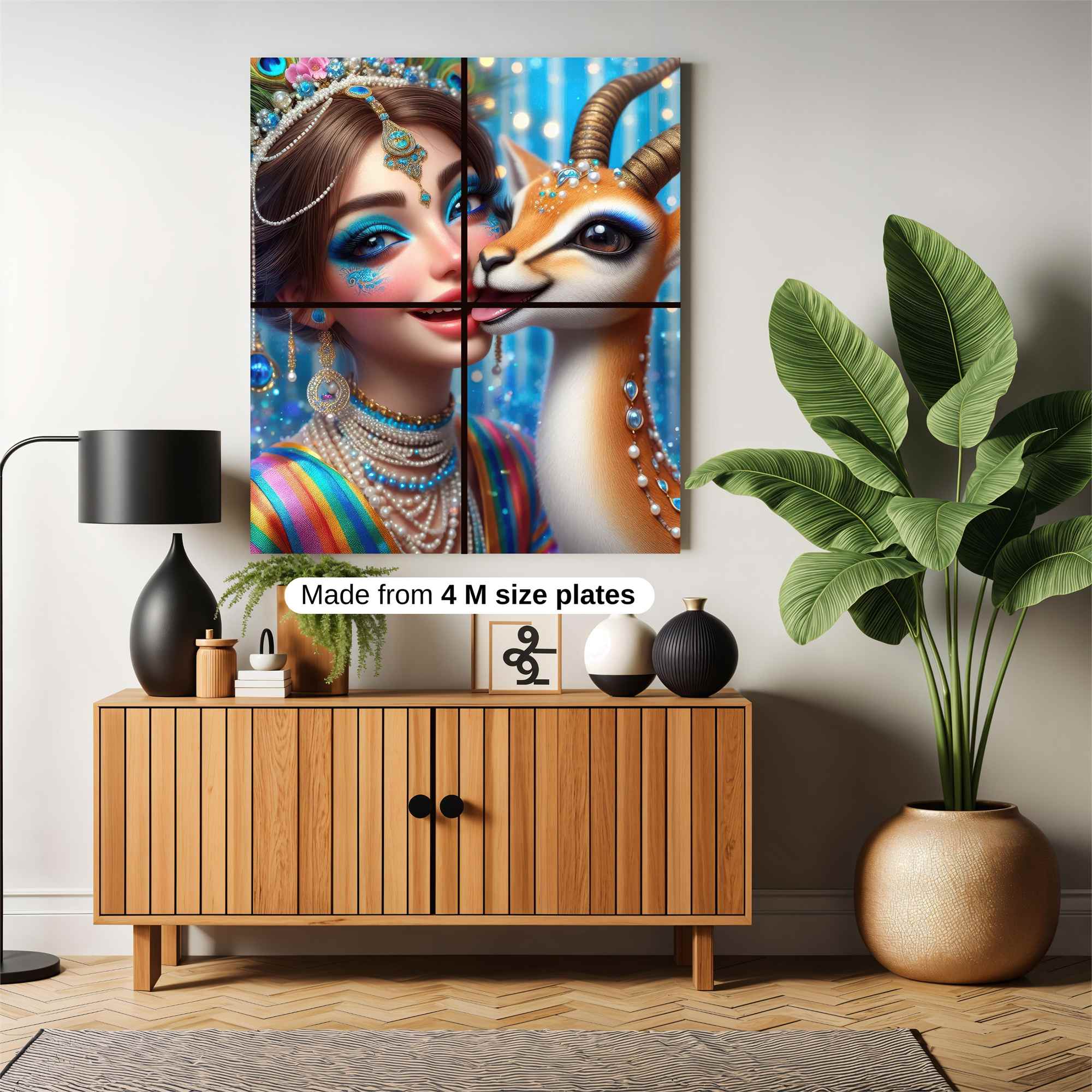 Peacock Enchantment Safe Wall Magnetic / M