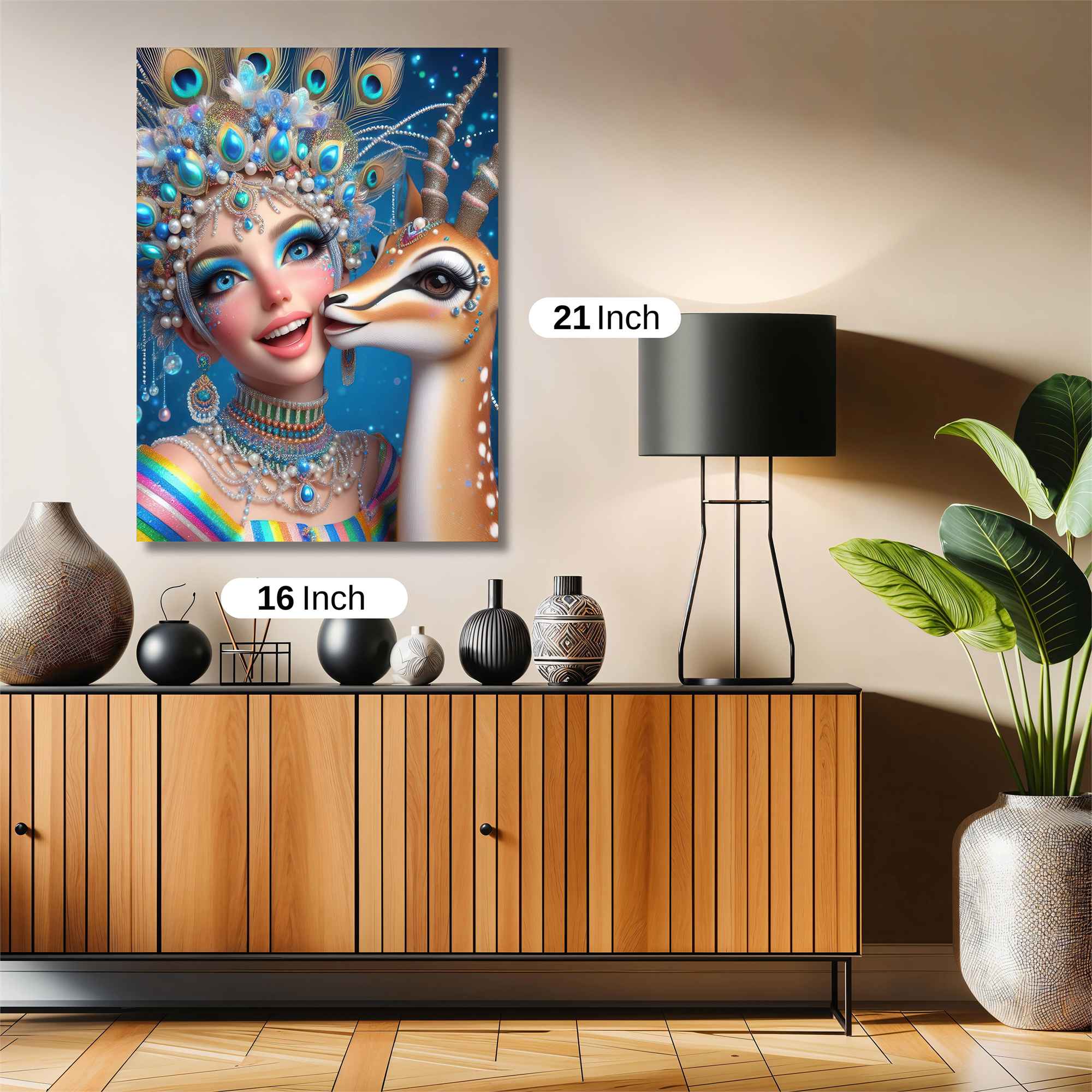 Peacock Bliss Safe Wall Magnetic / M