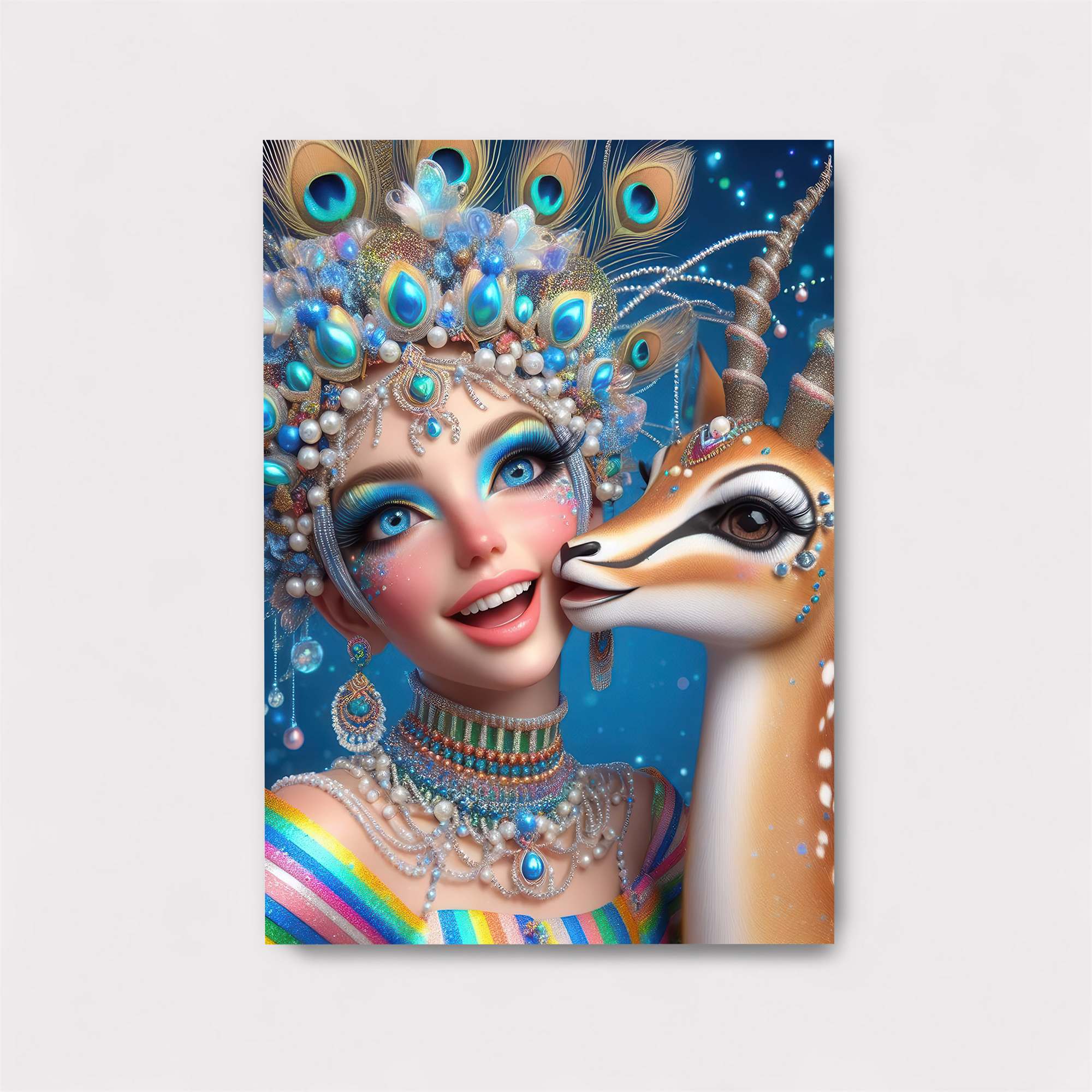 Peacock Bliss Safe Wall Magnetic / M