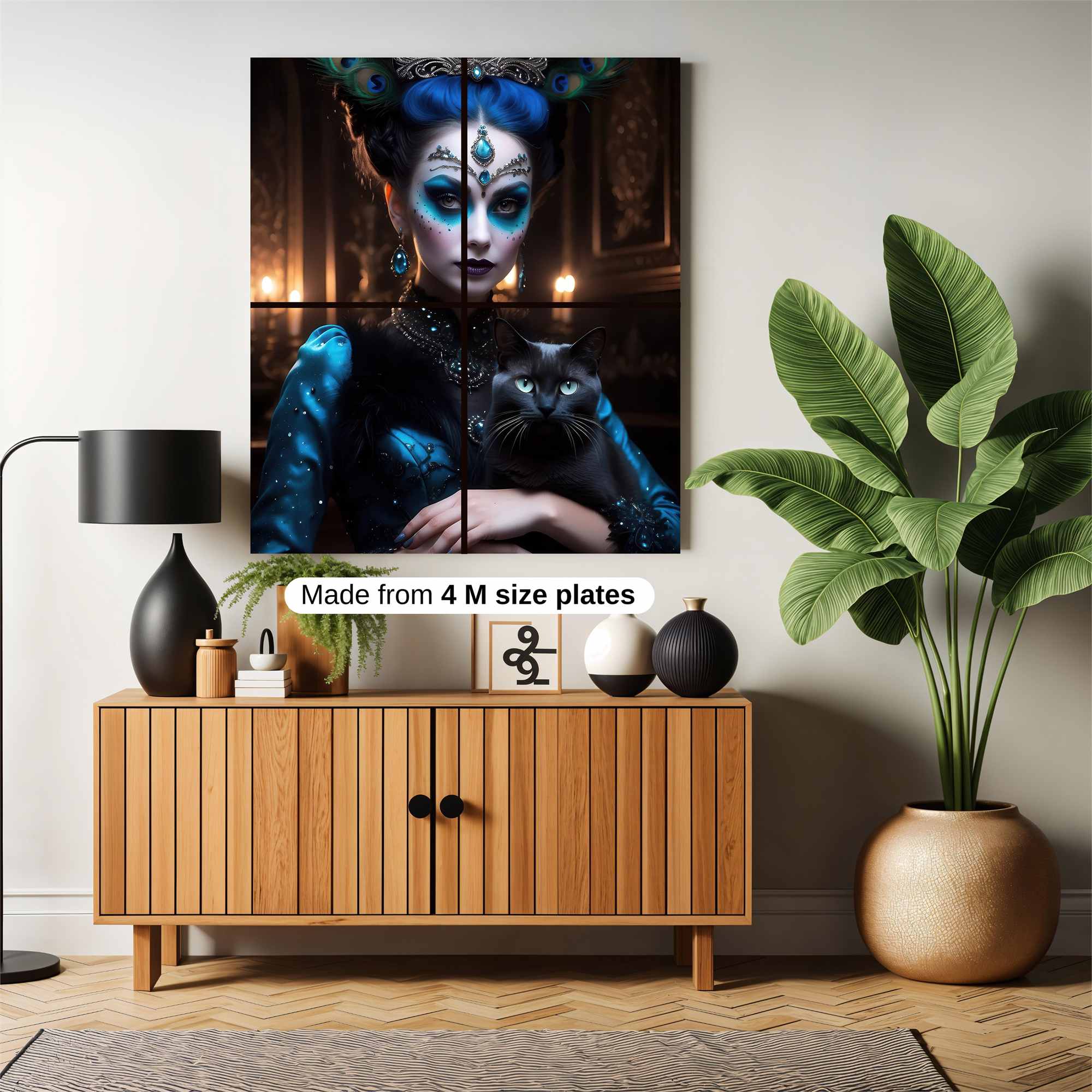 Peacock Enchantress Safe Wall Magnetic / M
