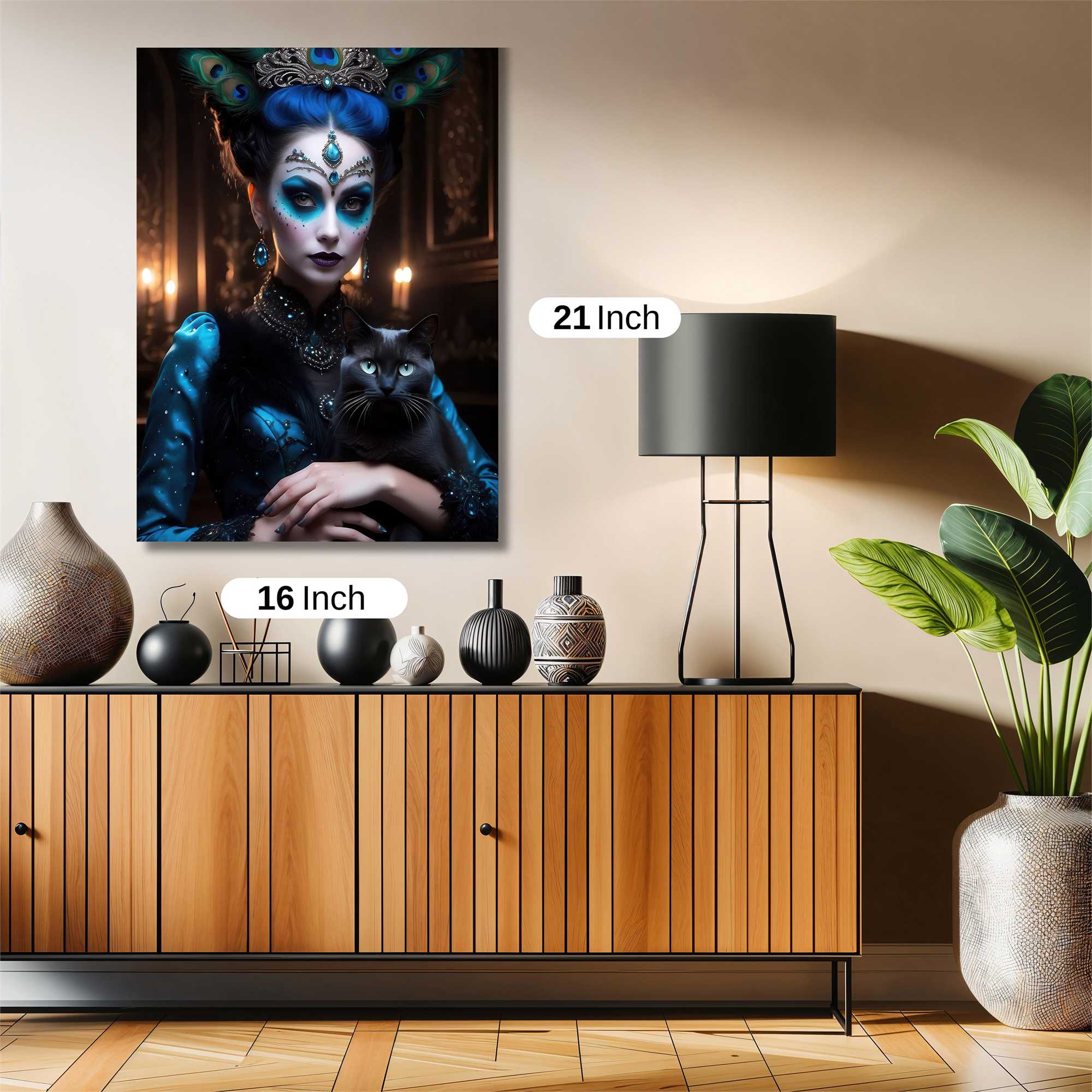 Peacock Enchantress Safe Wall Magnetic / M