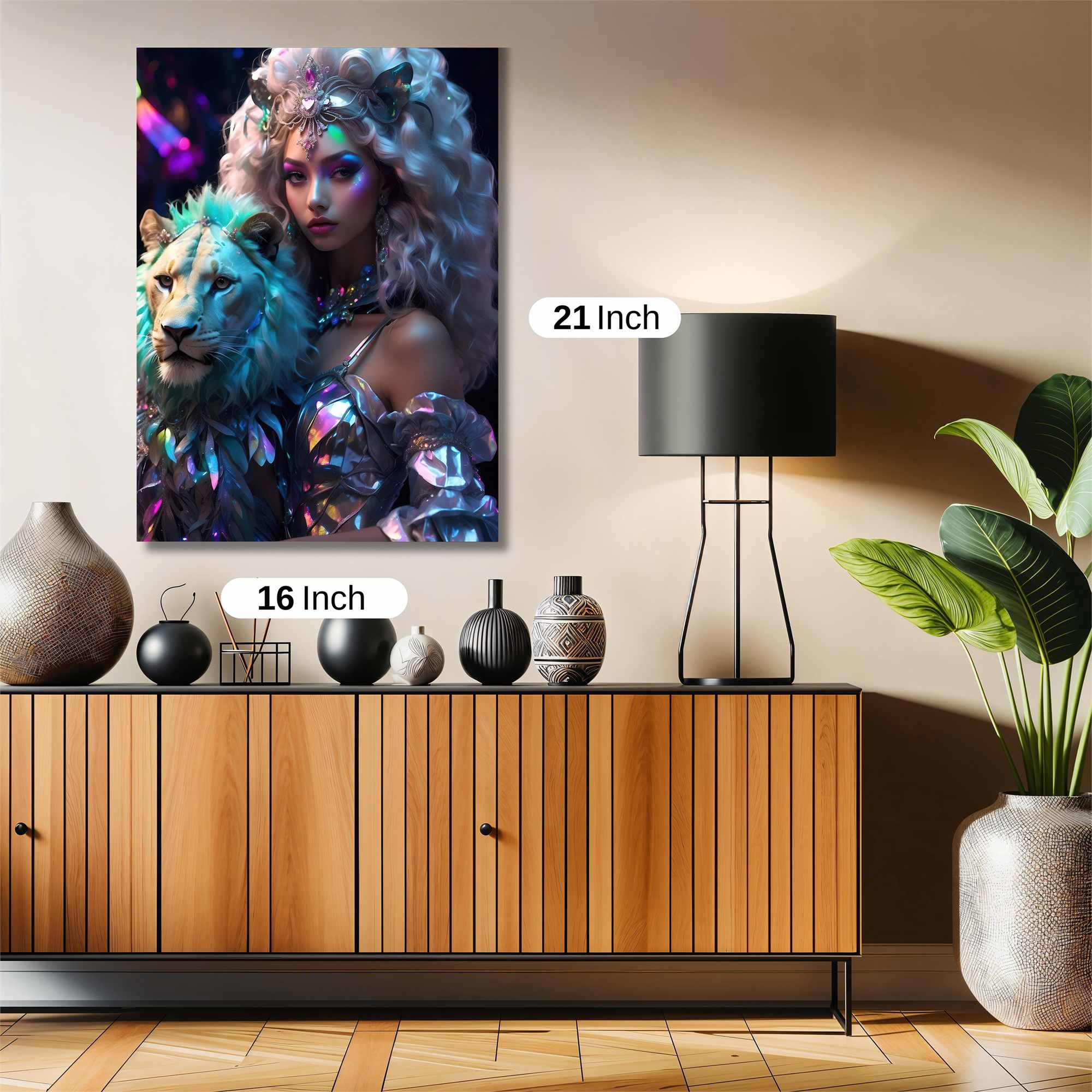 Lioness Enchantment Safe Wall Magnetic / M