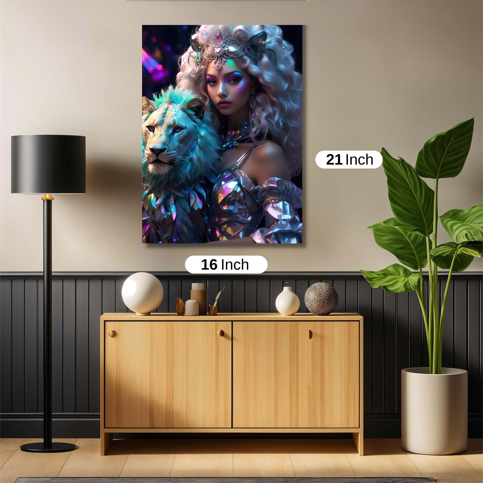 Lioness Enchantment Safe Wall Magnetic / M