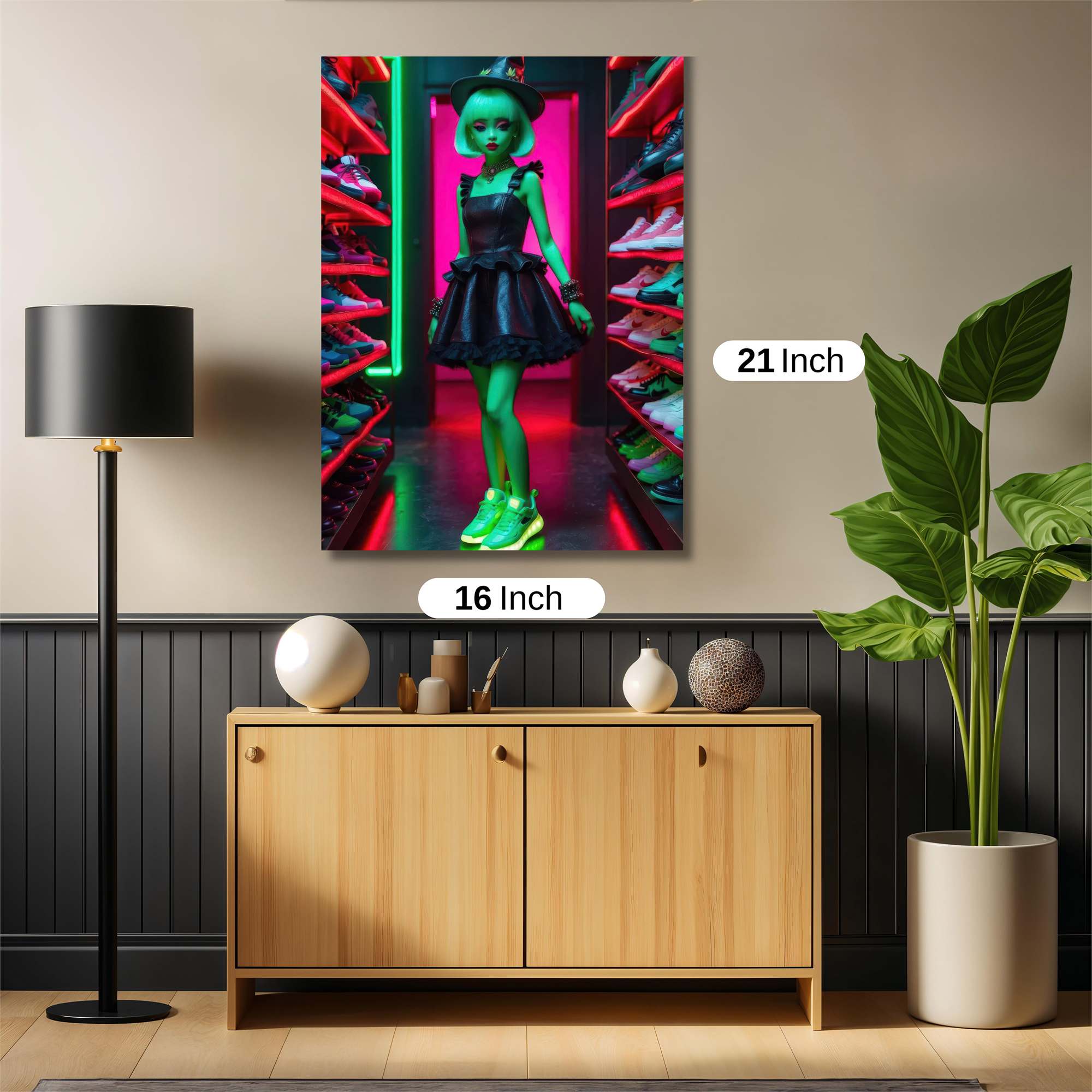 Witchy Whimsy Safe Wall Magnetic / M