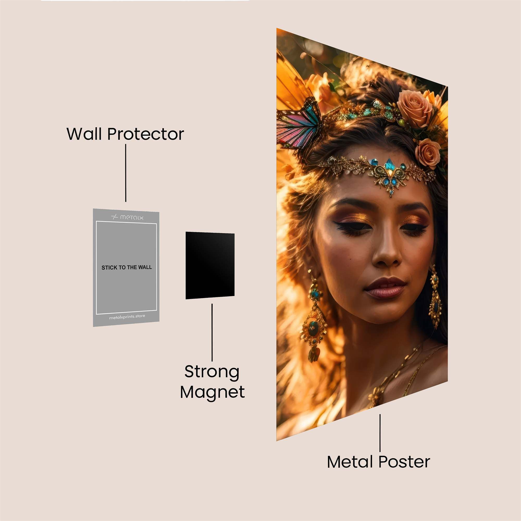 Butterfly Enchantress Safe Wall Magnetic / M