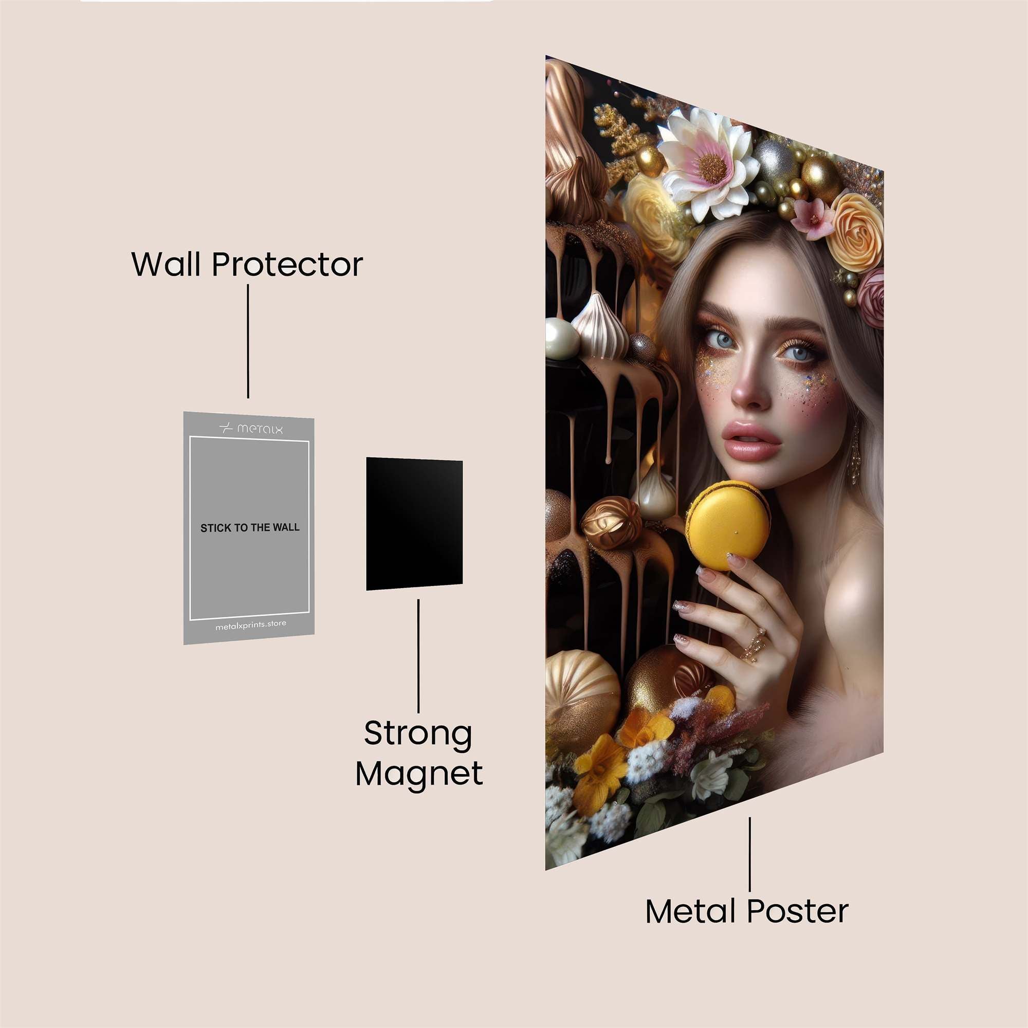 Dessert Delight Safe Wall Magnetic / M