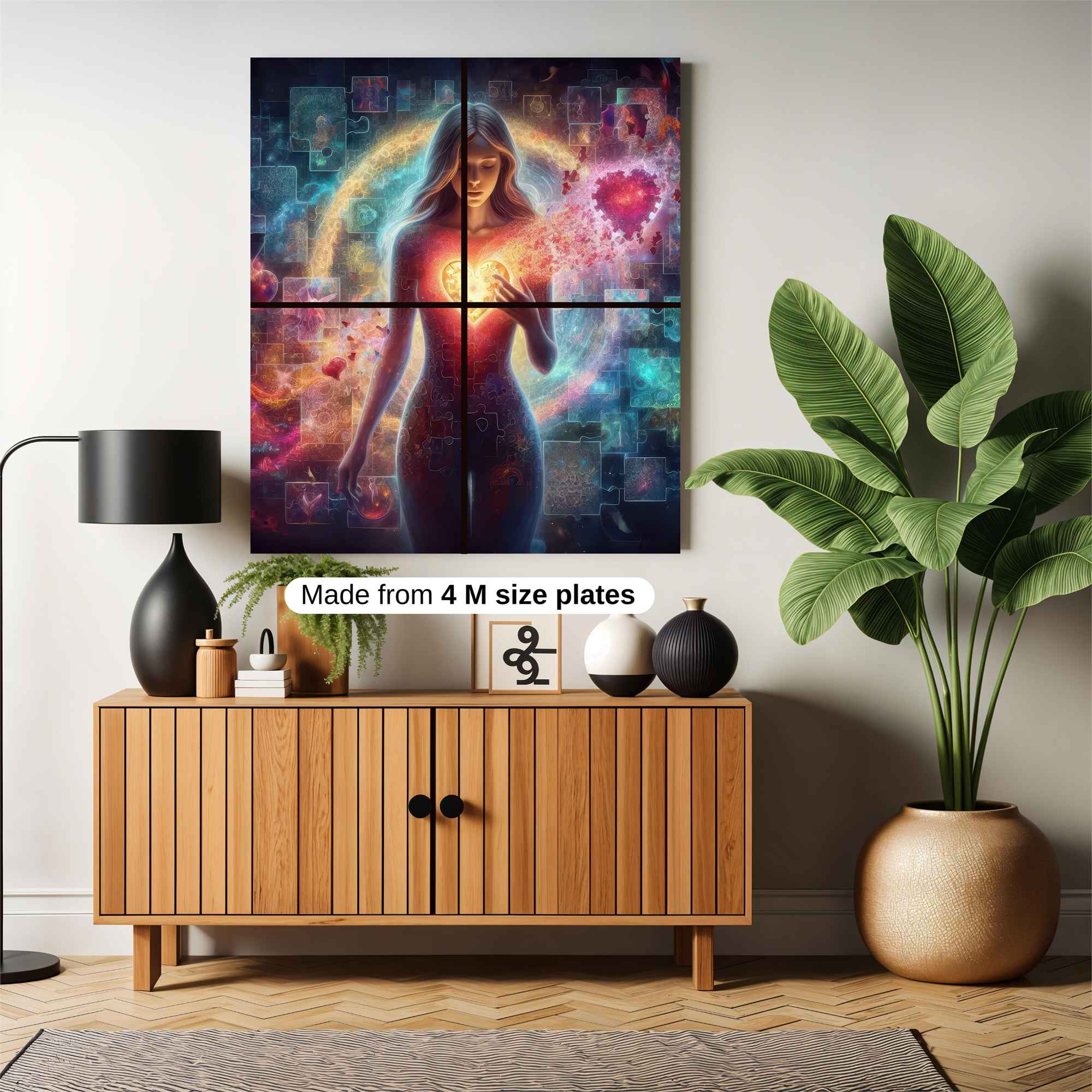 Heart Radiance Safe Wall Magnetic / M