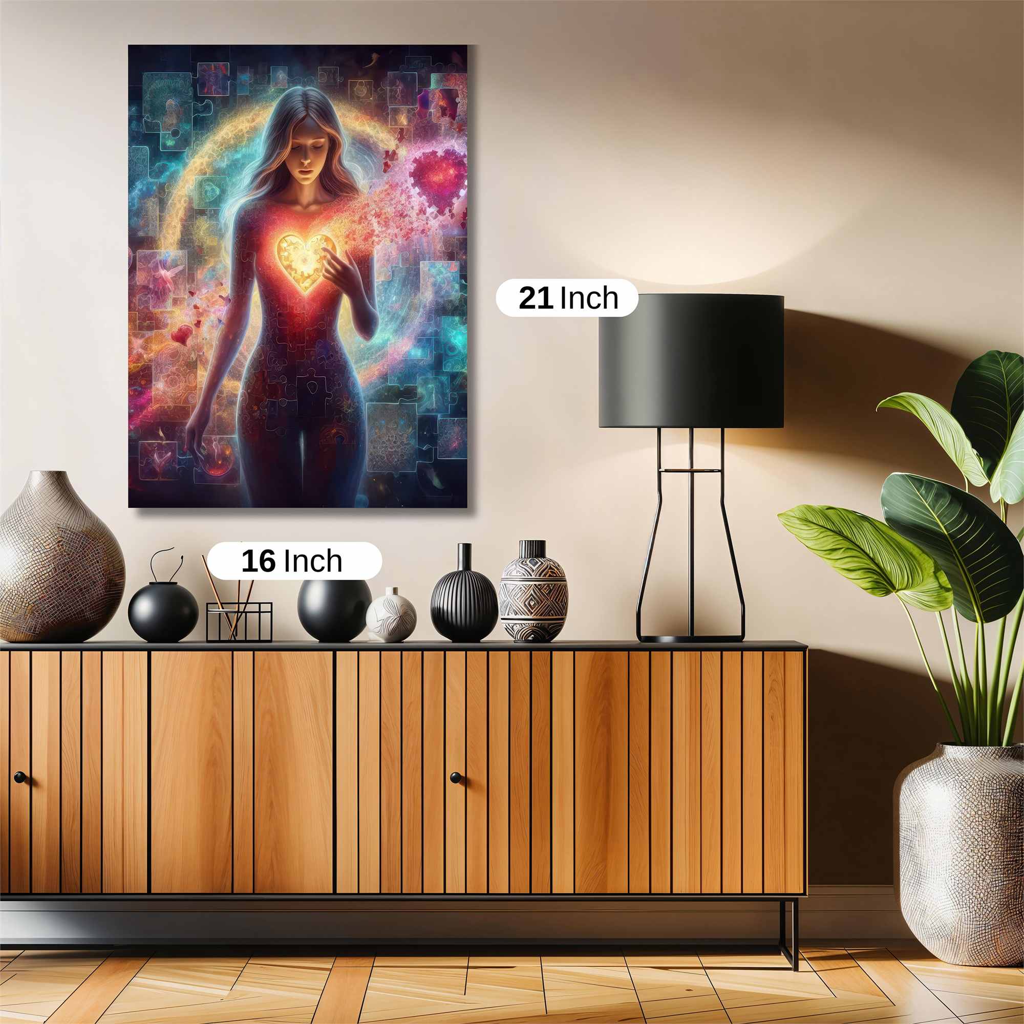Heart Radiance Safe Wall Magnetic / M