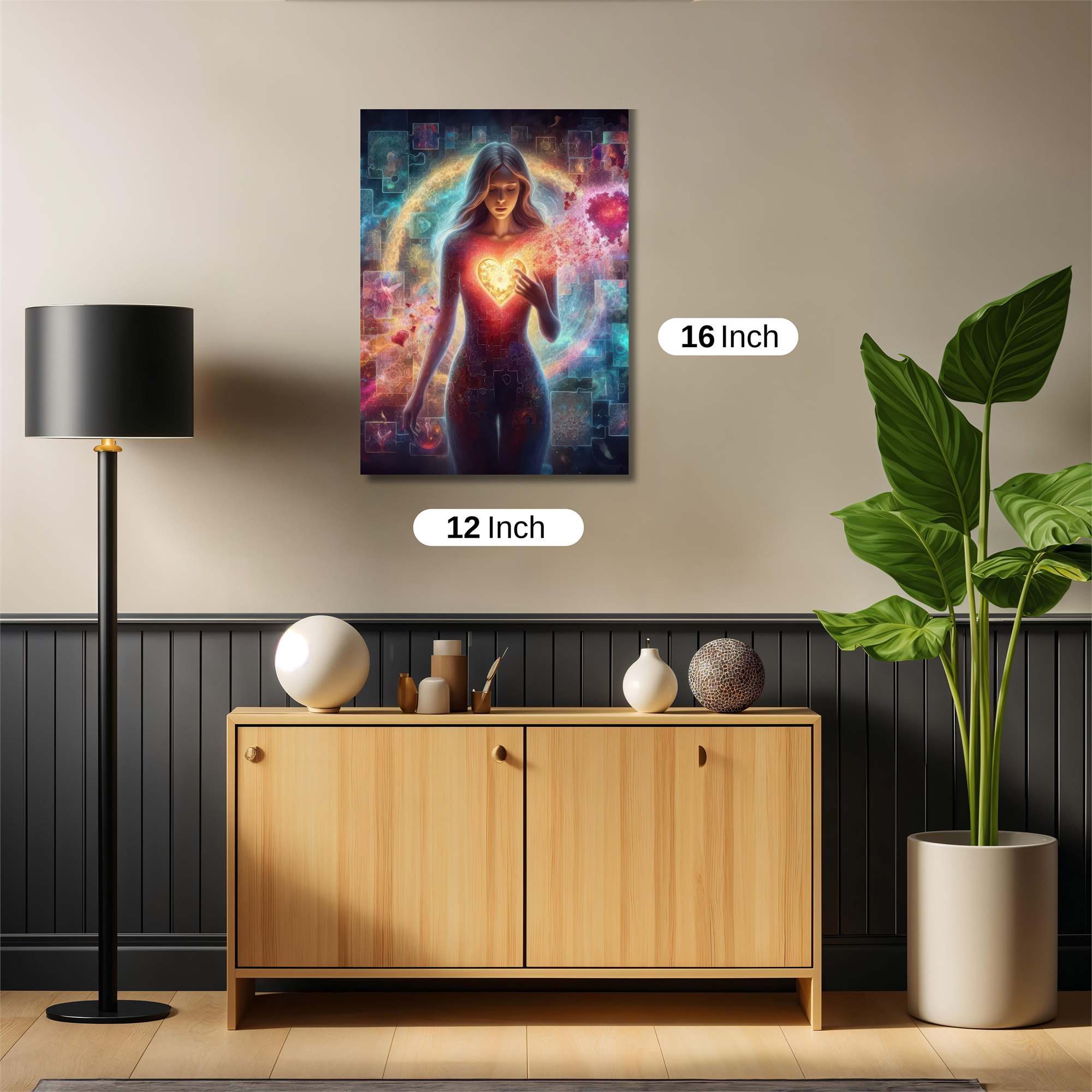 Heart Radiance Safe Wall Magnetic / M