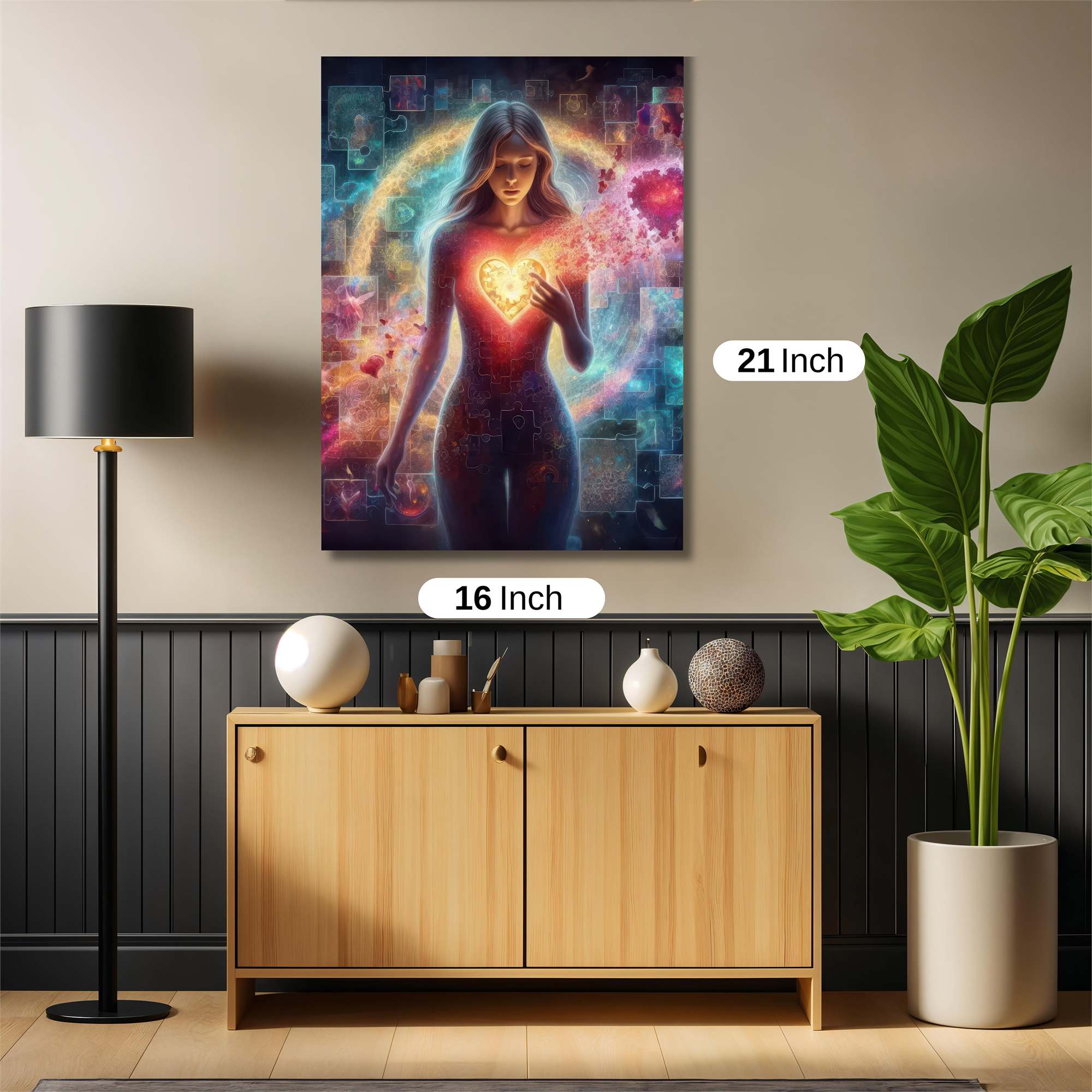 Heart Radiance Safe Wall Magnetic / M