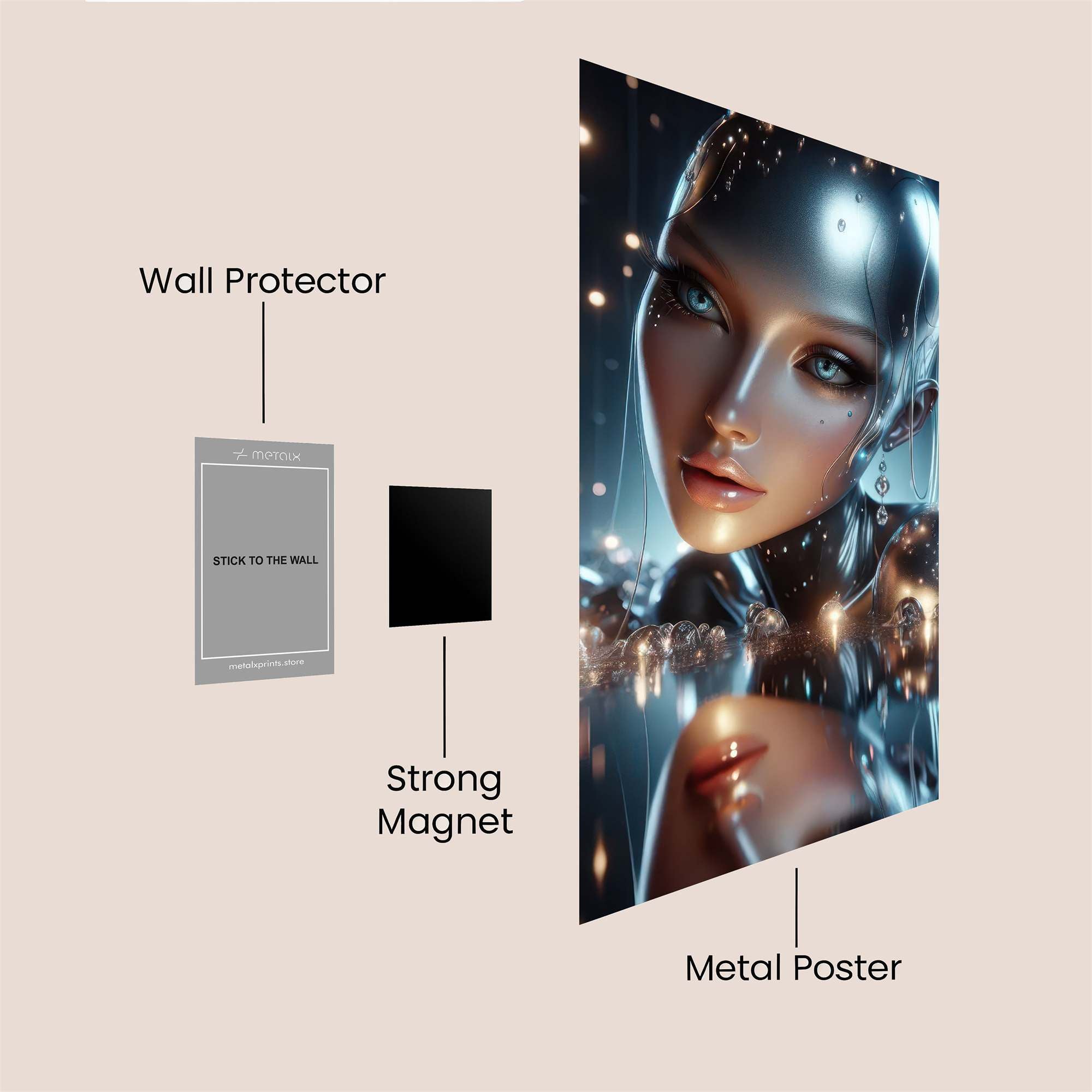 Android Dreamscape Safe Wall Magnetic / M