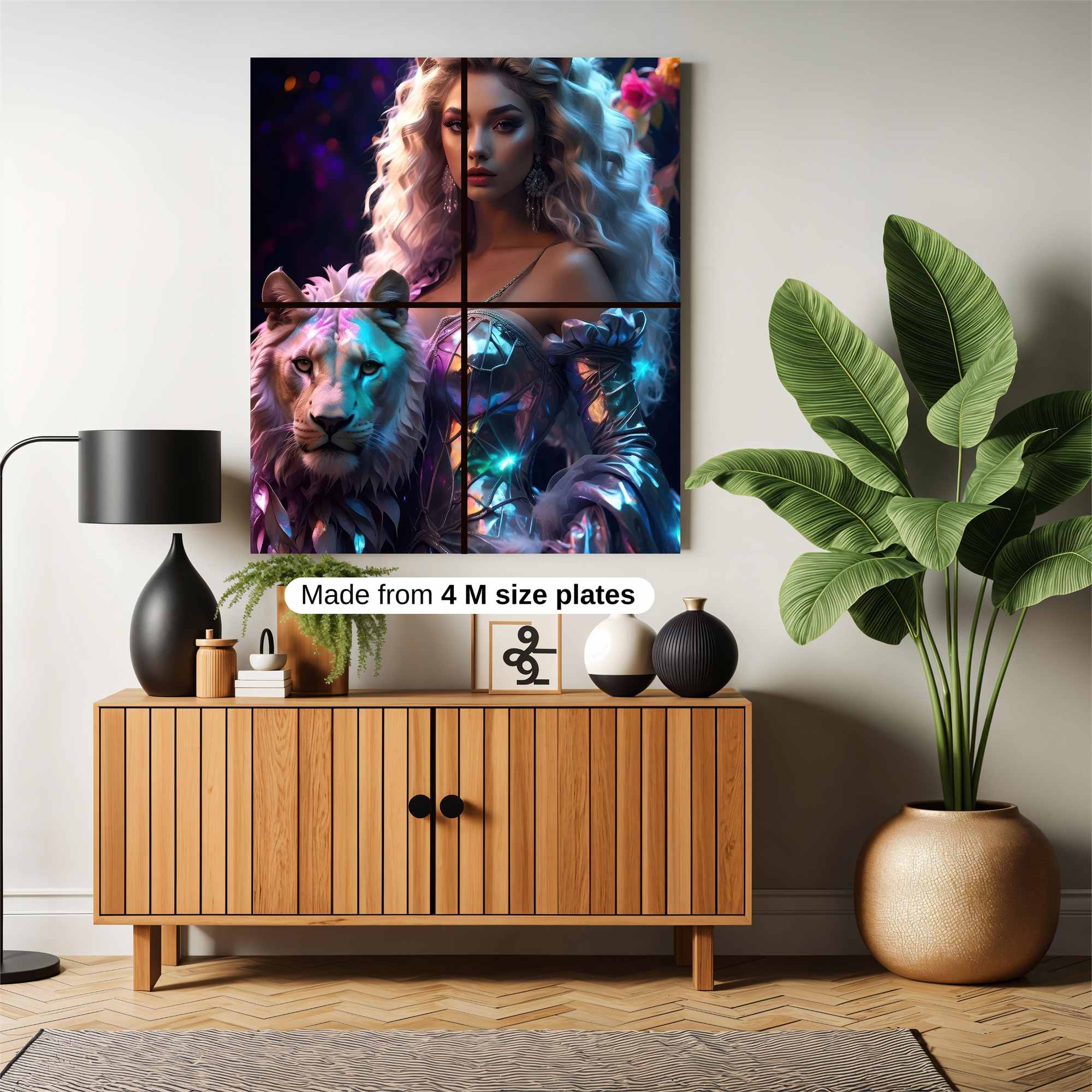 Lioness Luminary Safe Wall Magnetic / M