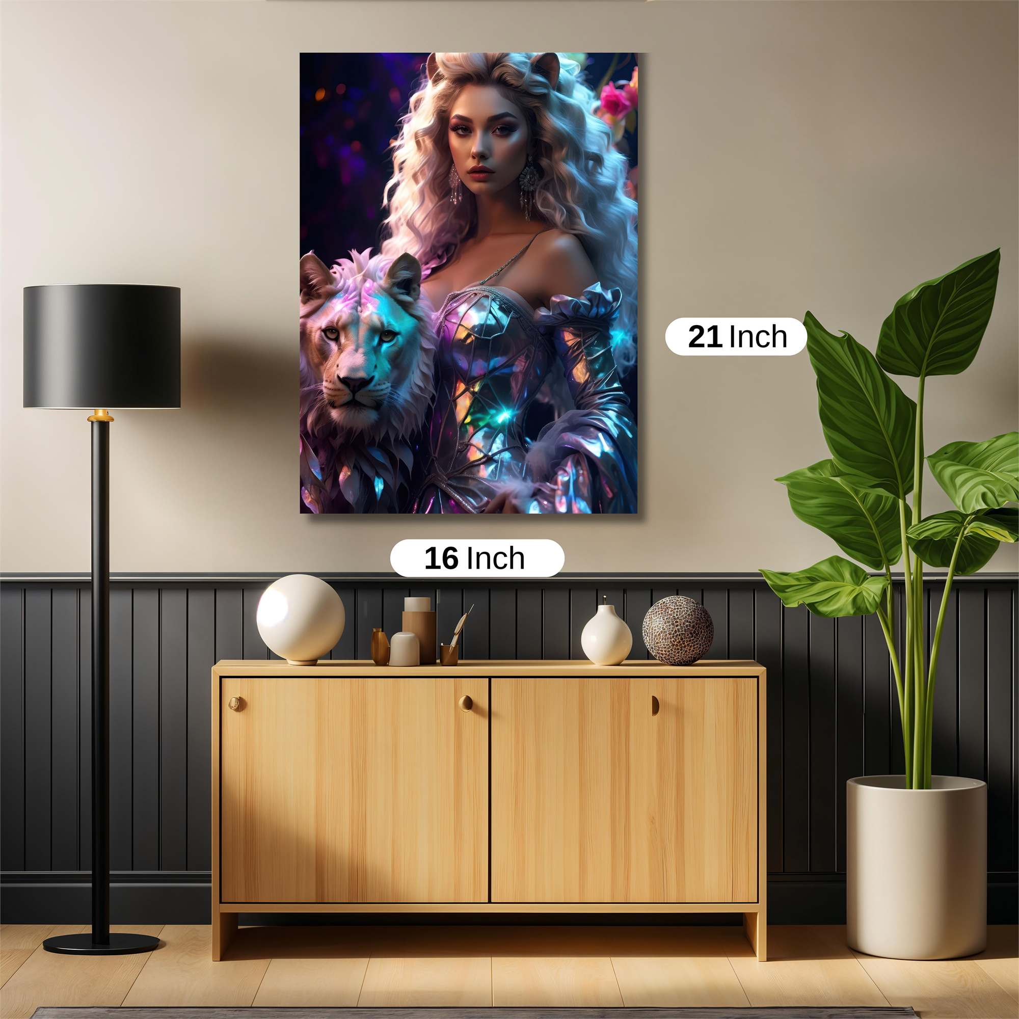 Lioness Luminary Safe Wall Magnetic / M