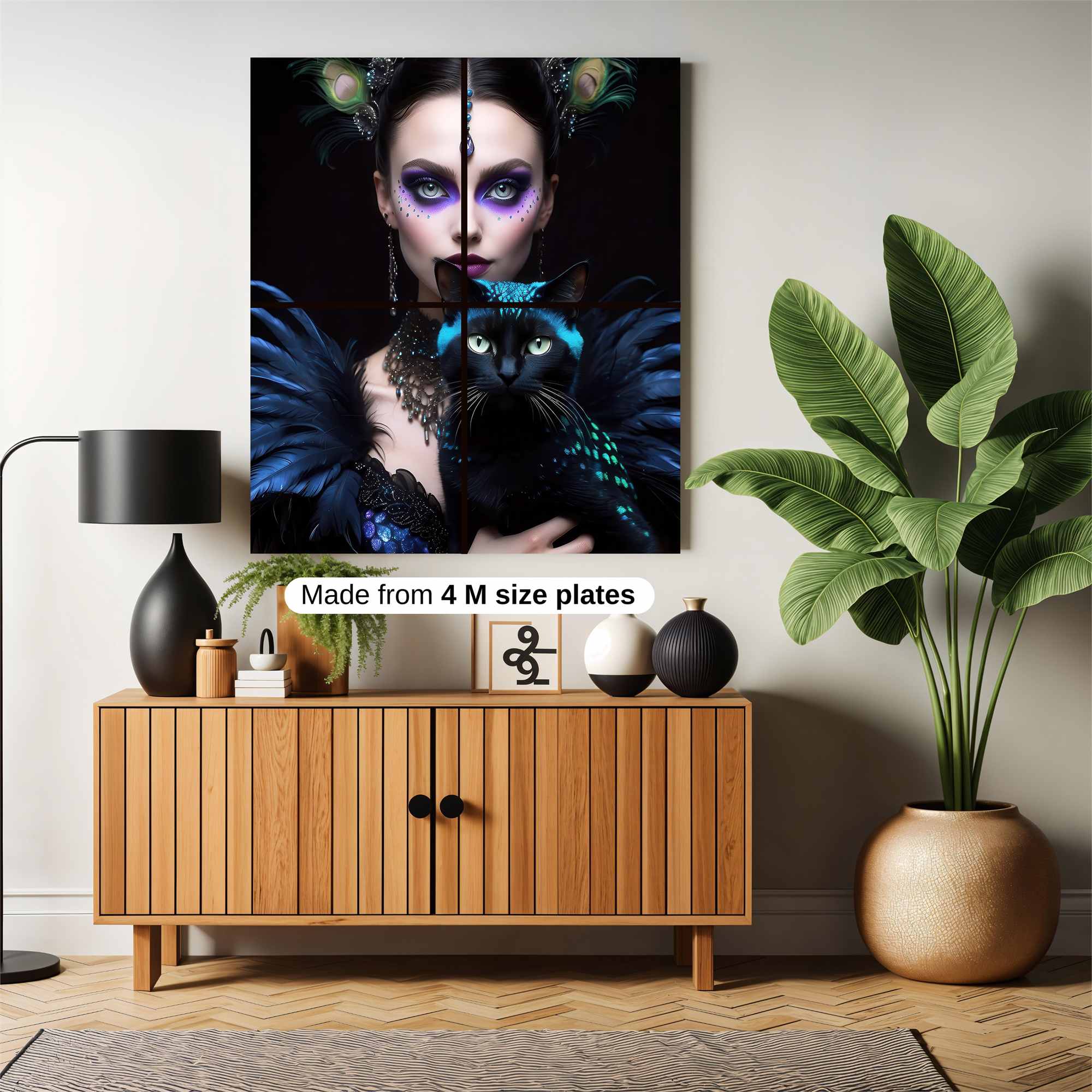 Peacock Enigma Safe Wall Magnetic / M