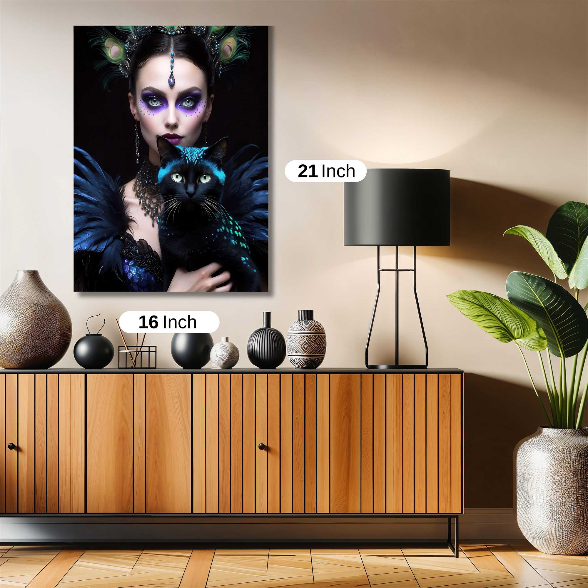 Peacock Enigma Safe Wall Magnetic / M
