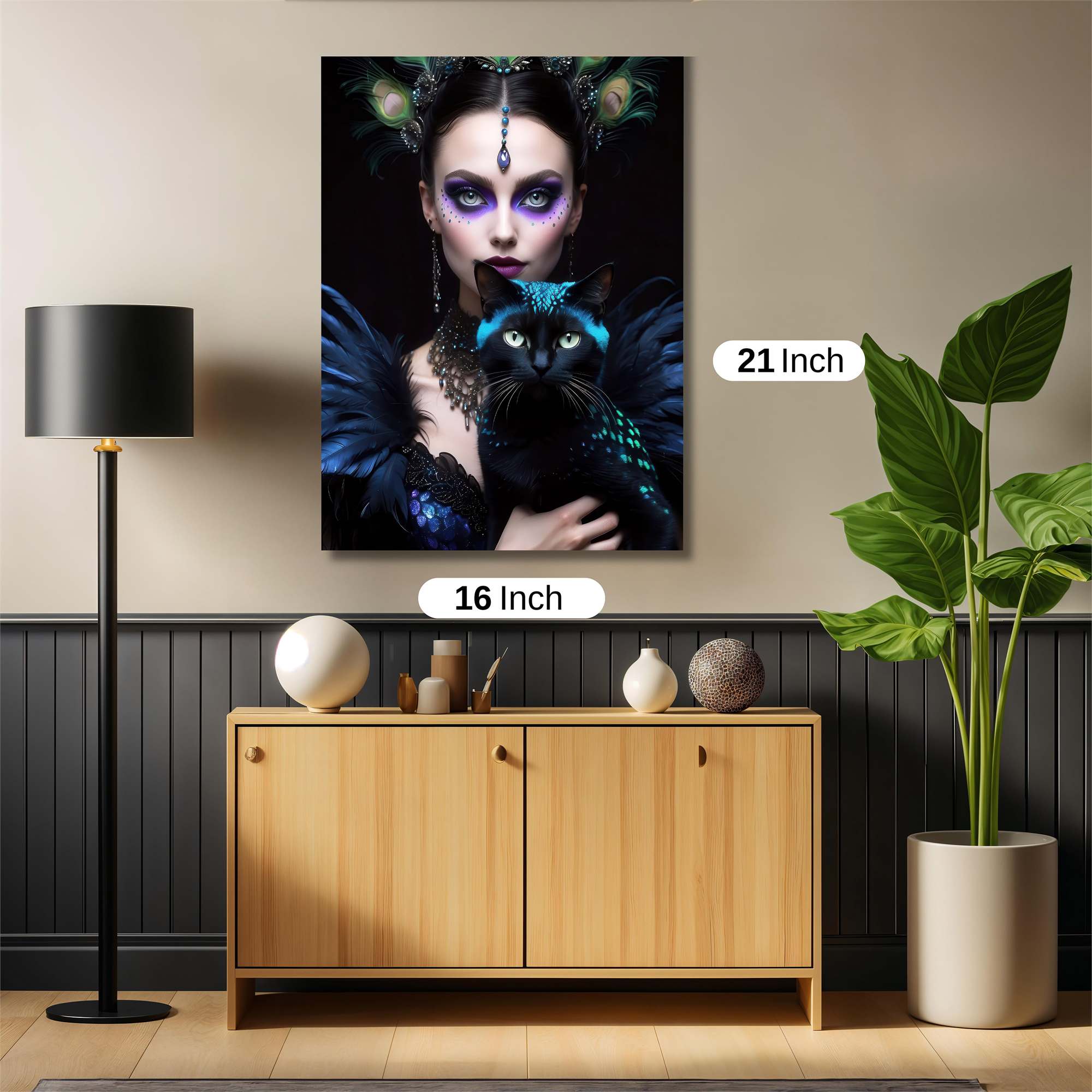 Peacock Enigma Safe Wall Magnetic / M