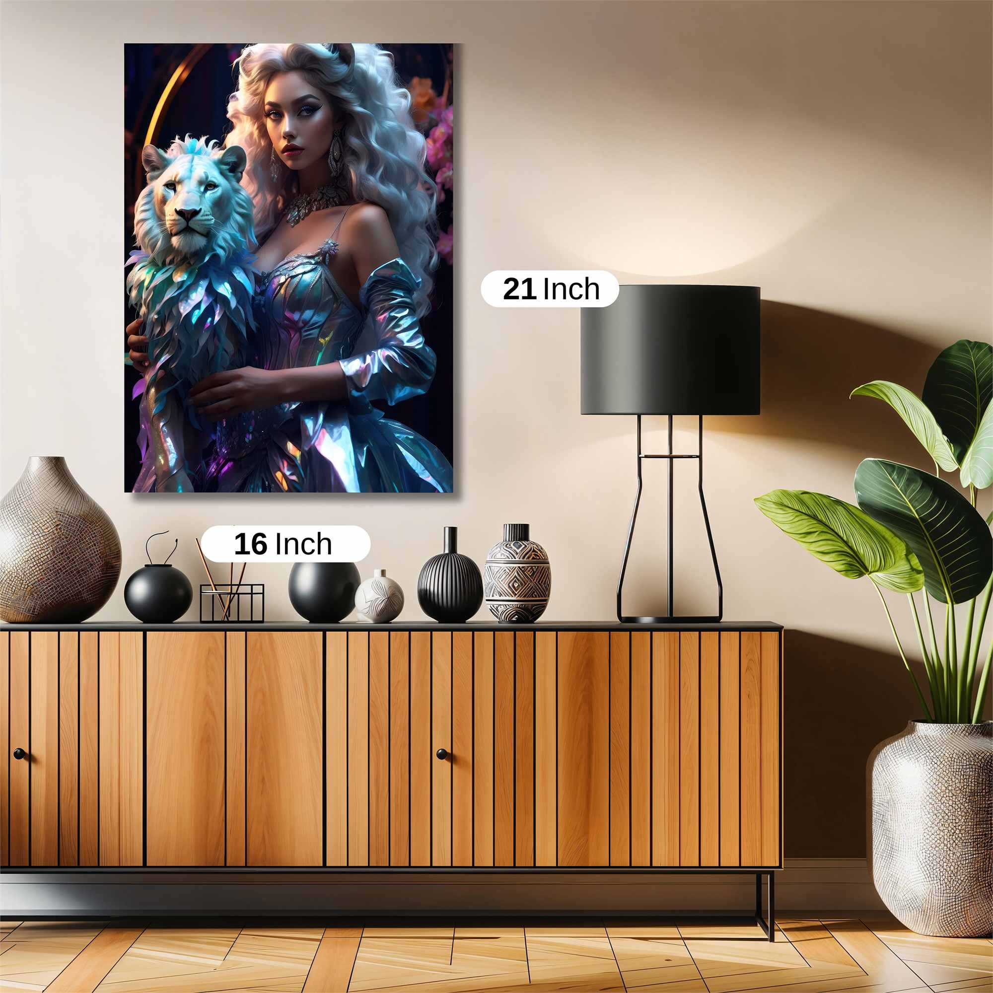 Lioness Majesty Safe Wall Magnetic / M