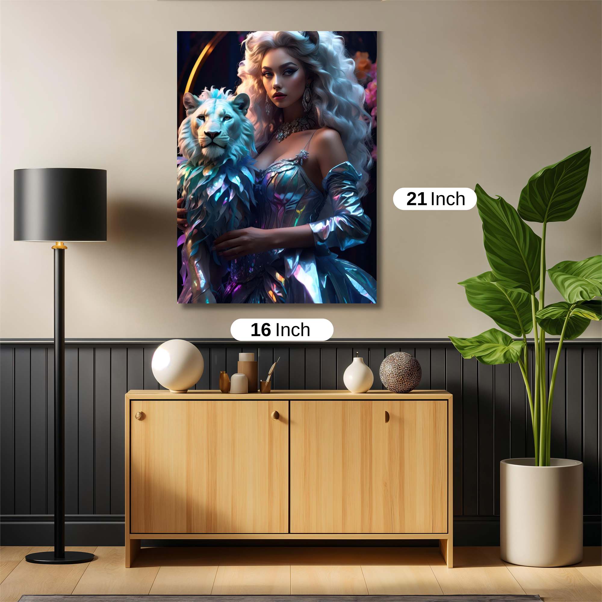 Lioness Majesty Safe Wall Magnetic / M