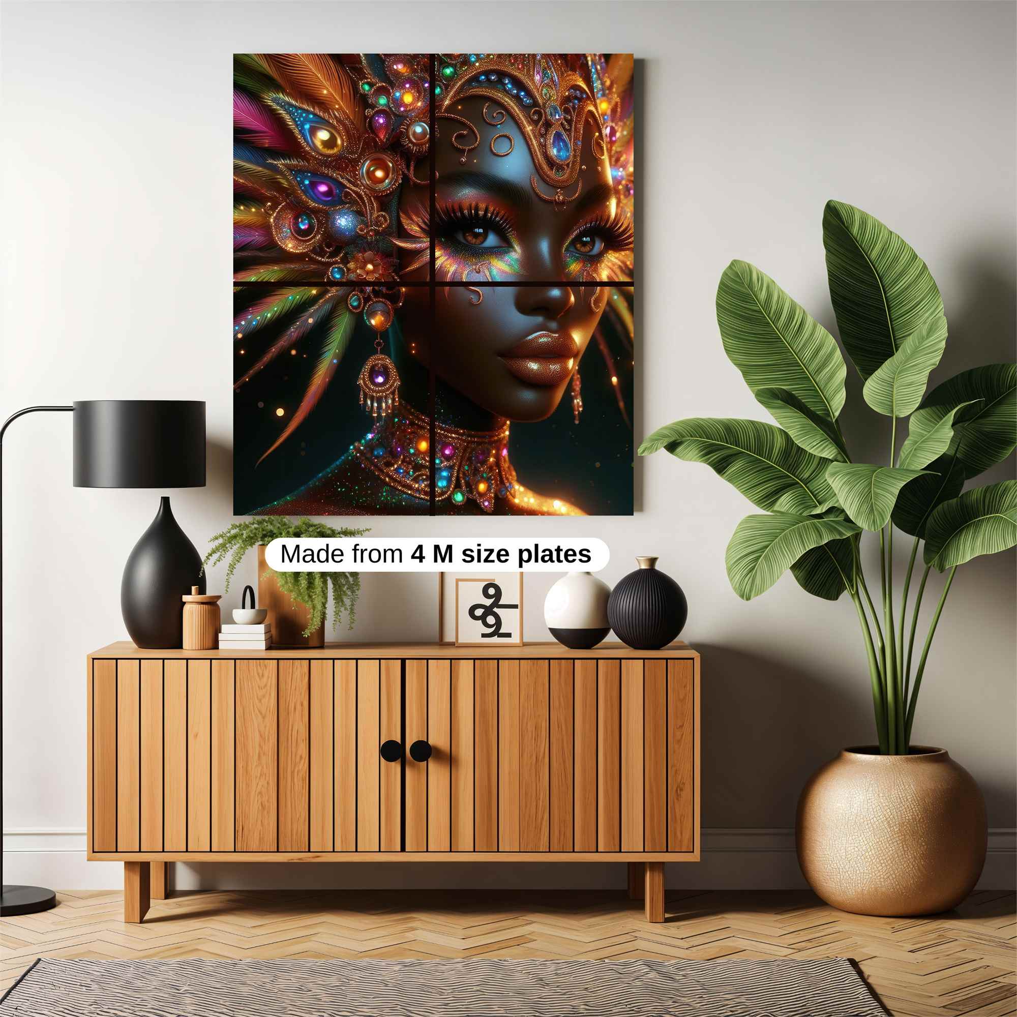 Feathered Radiance Safe Wall Magnetic / M