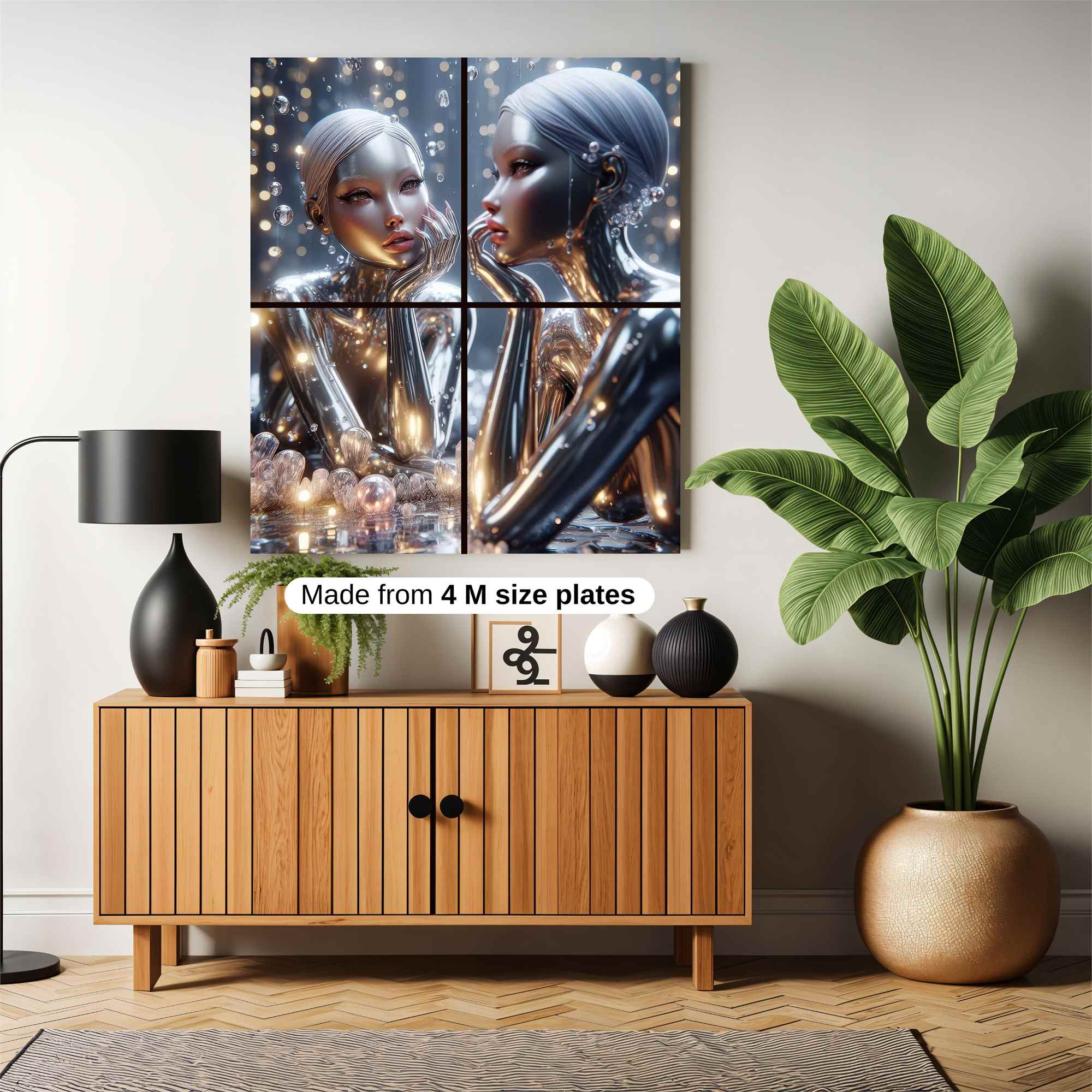 Mirror Serenity Safe Wall Magnetic / M