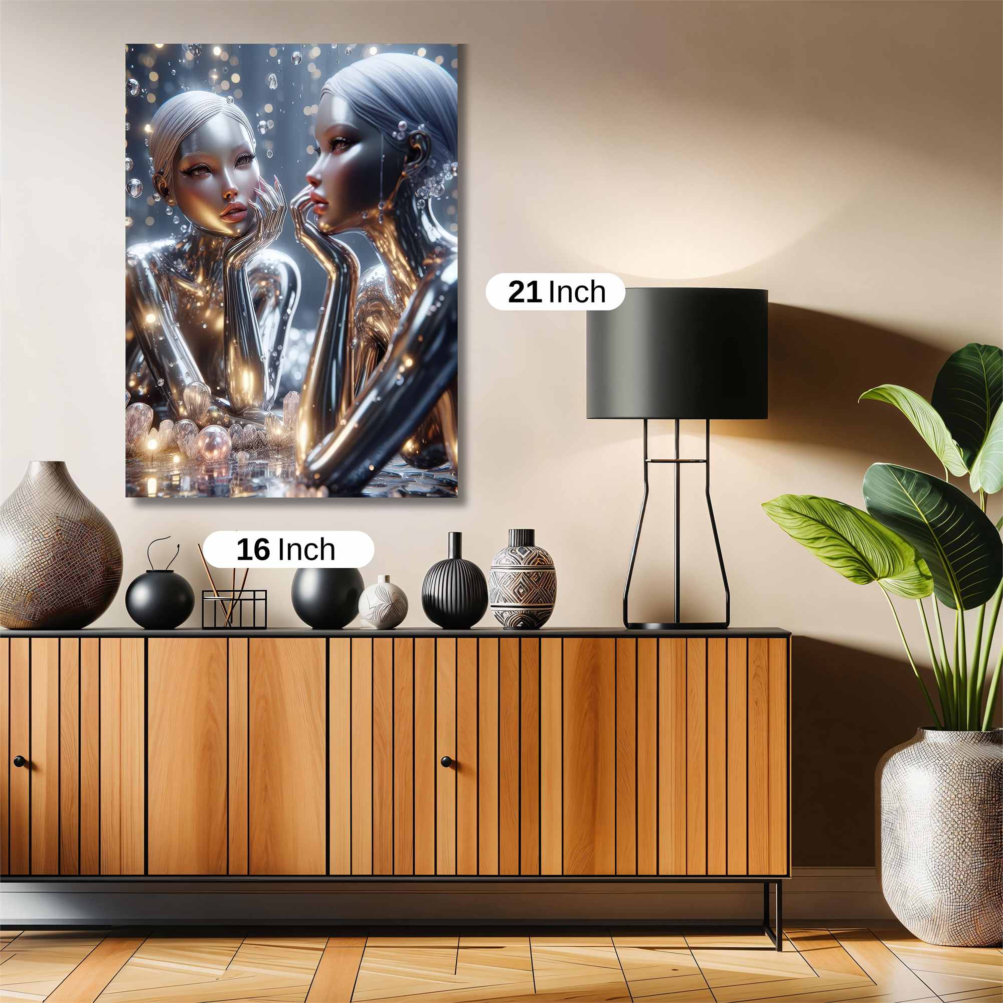 Mirror Serenity Safe Wall Magnetic / M