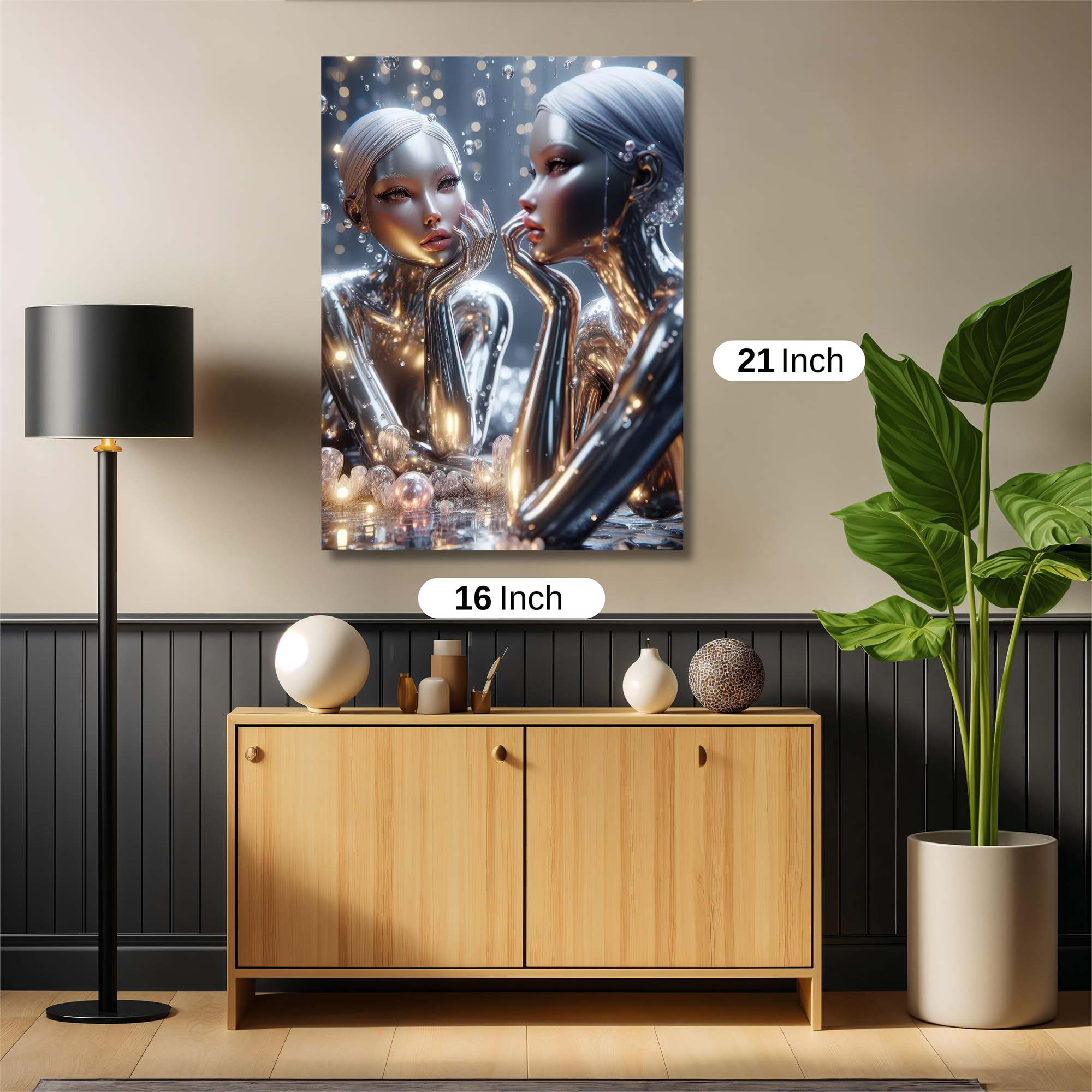 Mirror Serenity Safe Wall Magnetic / M