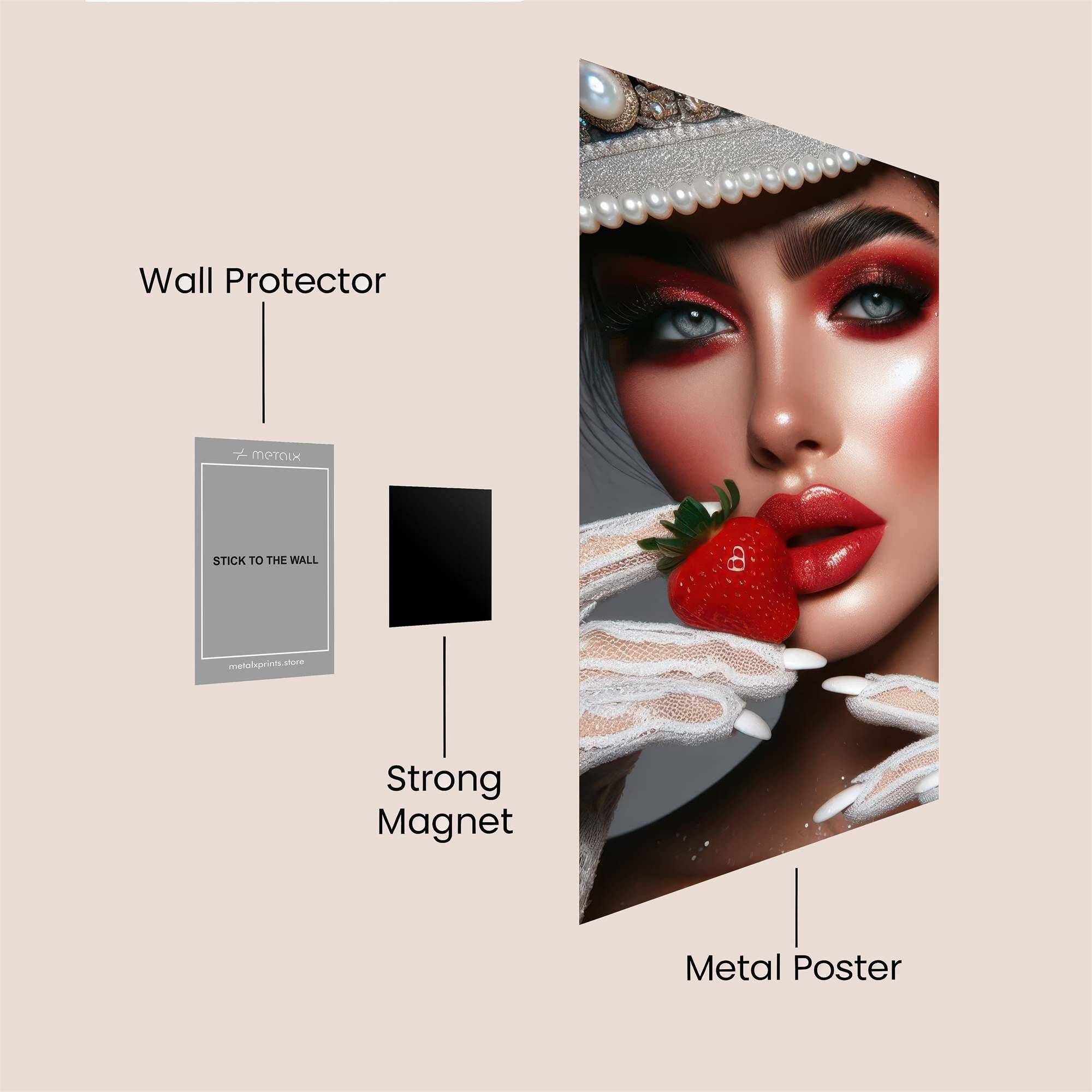 Pearl Diva Safe Wall Magnetic / M