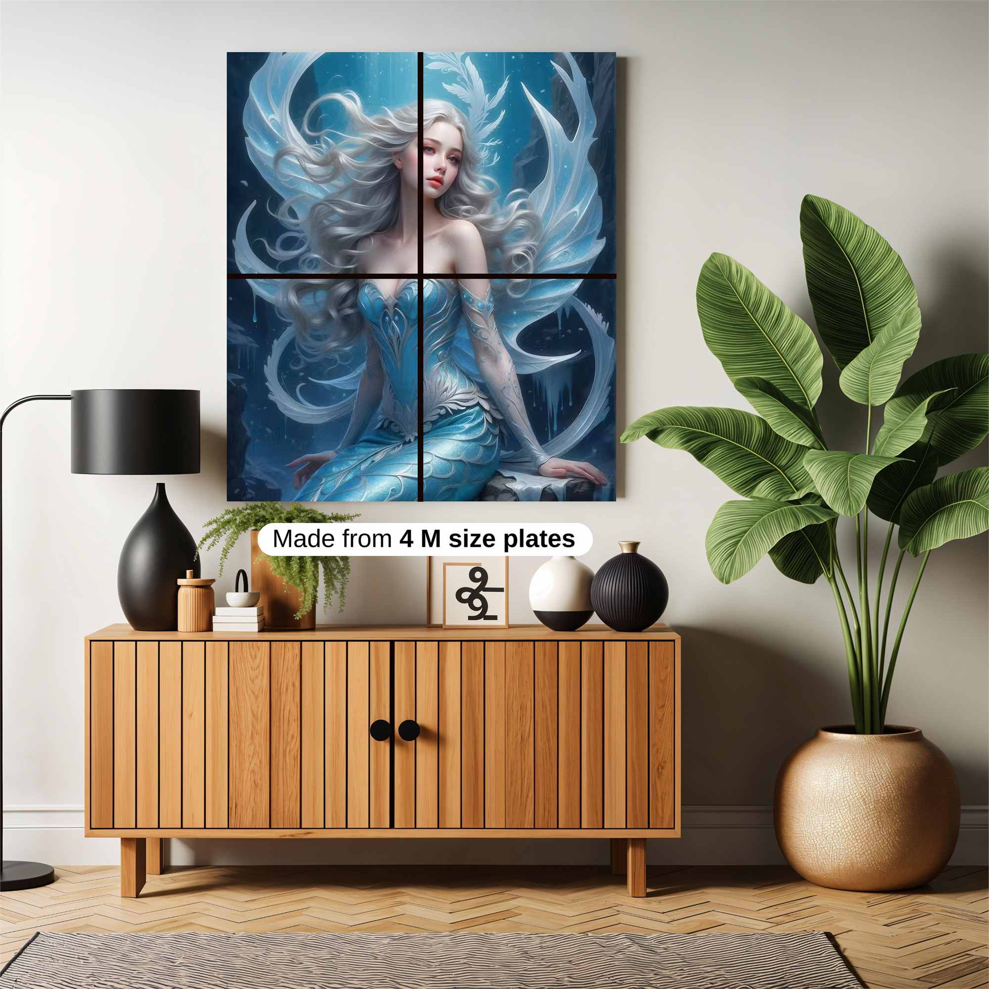 Mermaid Enchantment Safe Wall Magnetic / M