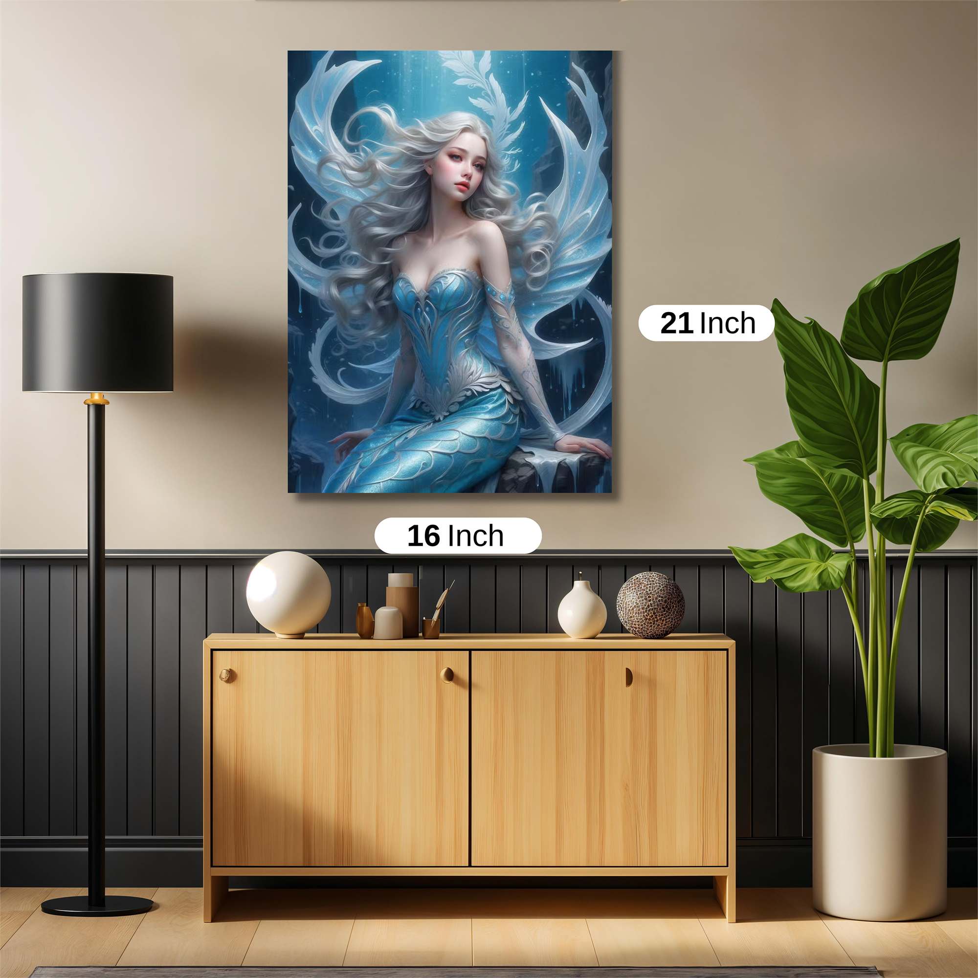Mermaid Enchantment Safe Wall Magnetic / M