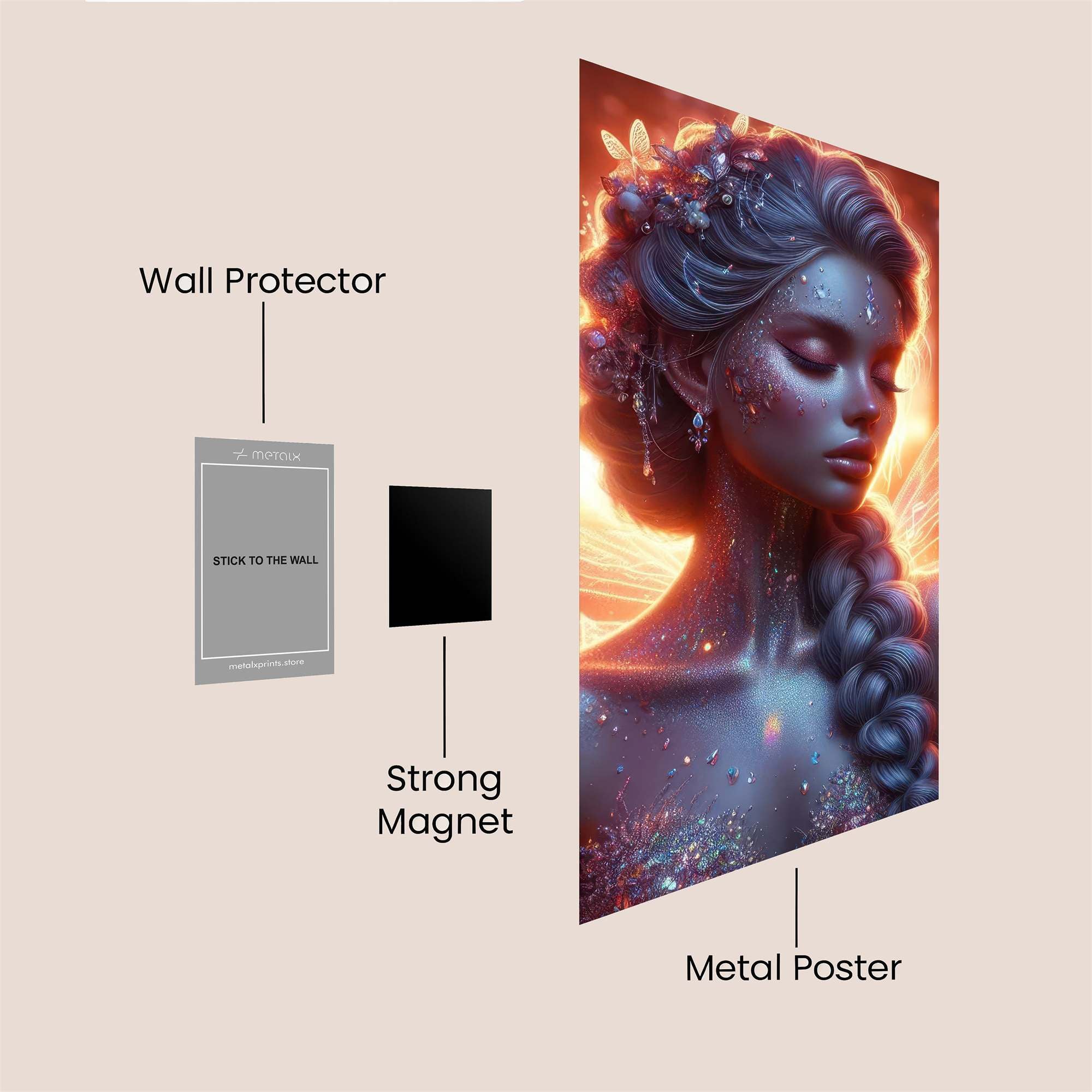 Fairy Serenity Safe Wall Magnetic / M