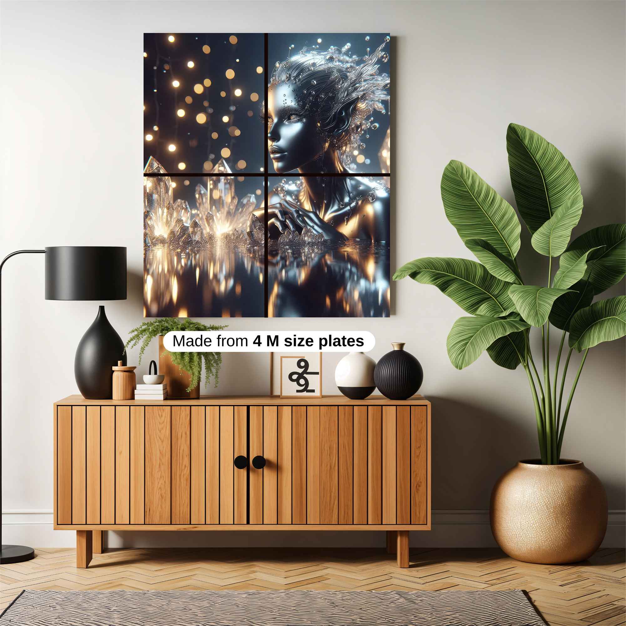 Crystal Serenity Safe Wall Magnetic / M