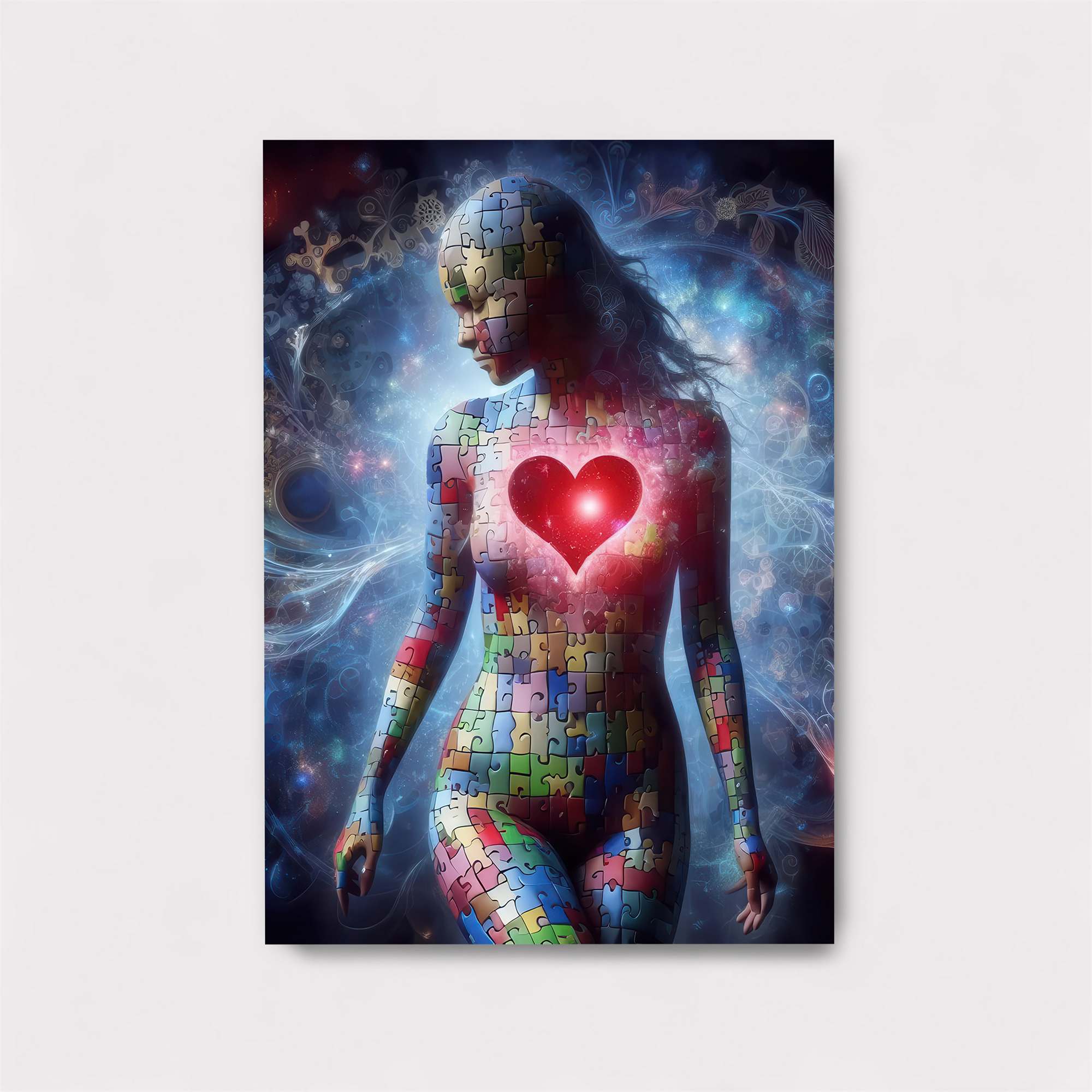 Puzzle Love Safe Wall Magnetic / M