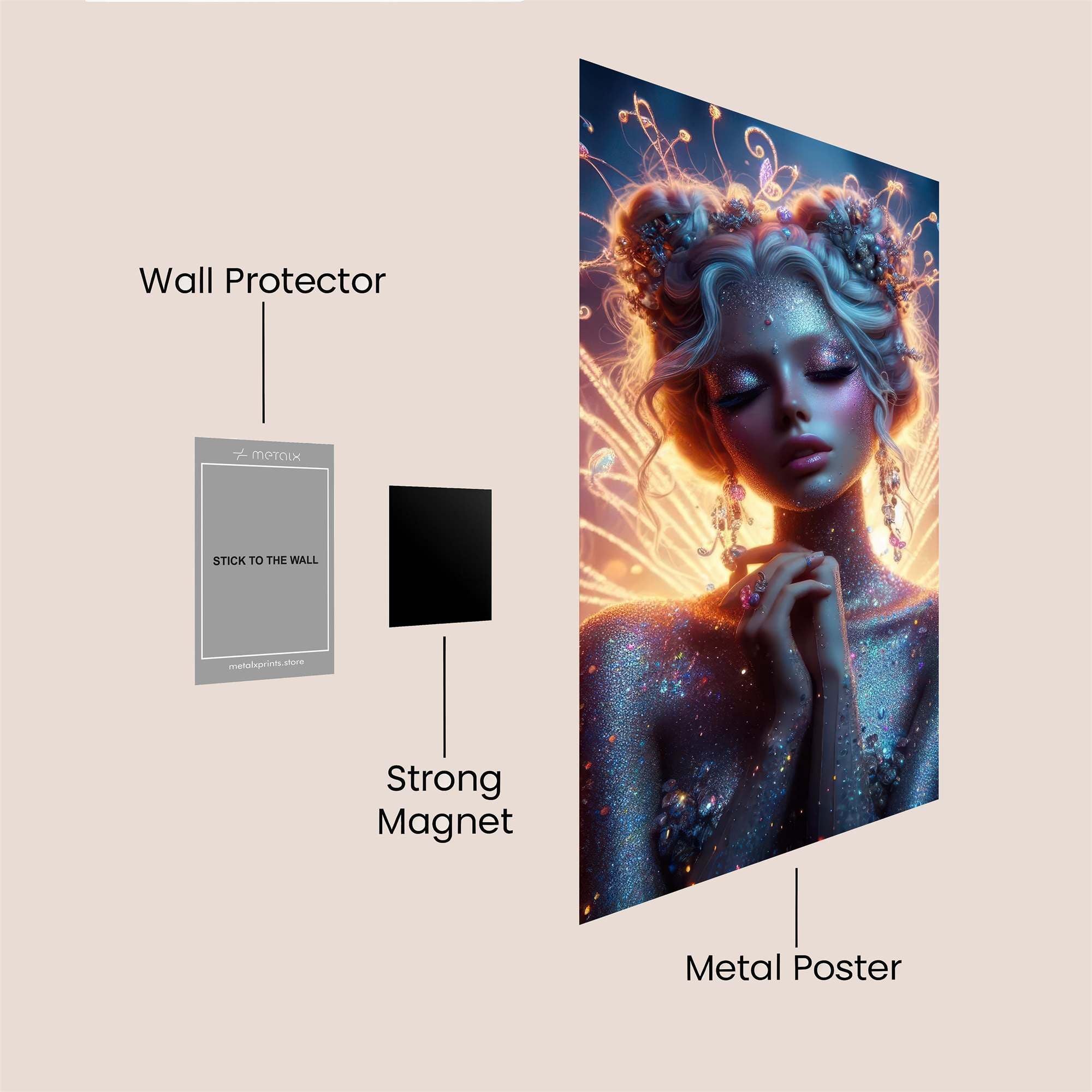 Fairy Enchantment Safe Wall Magnetic / M