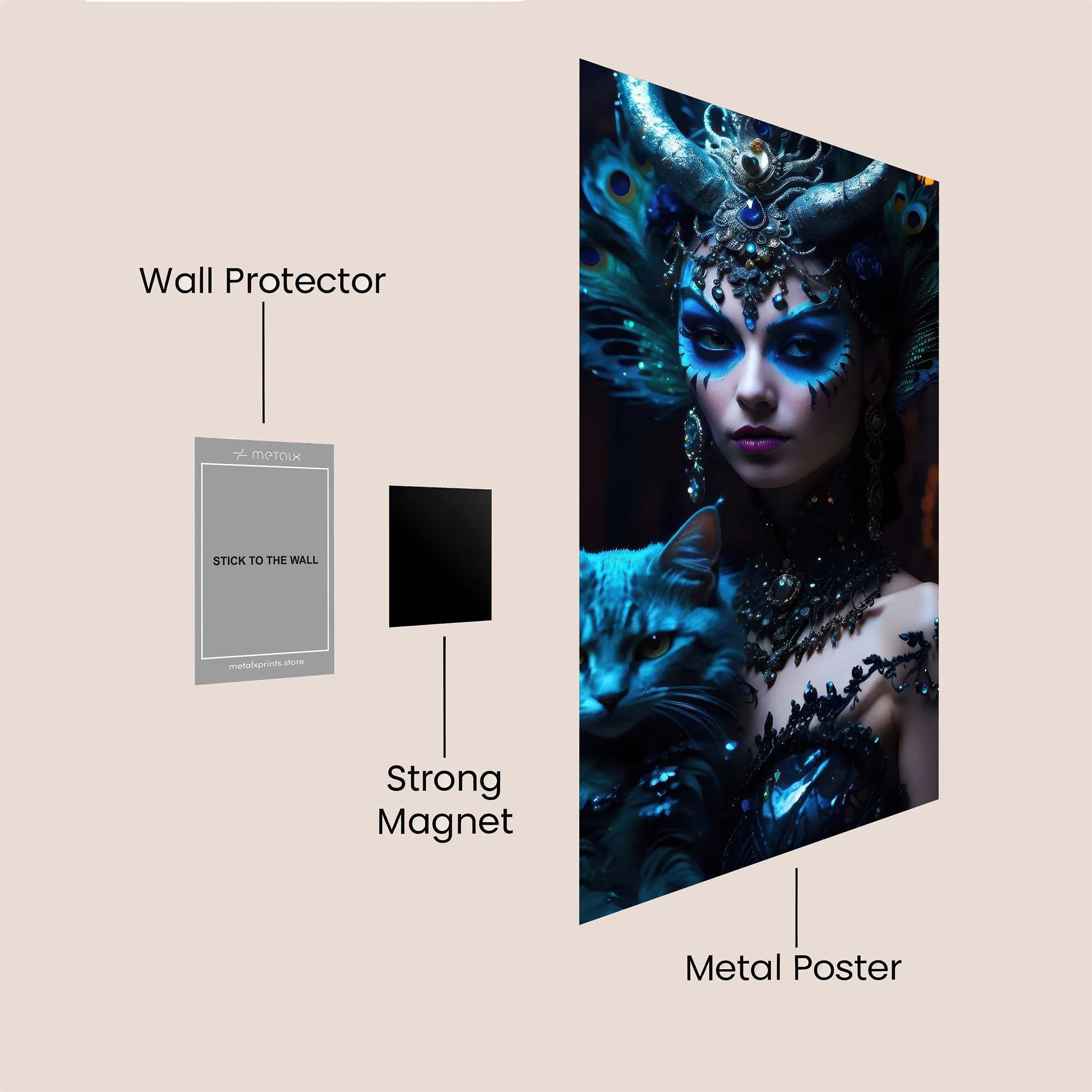 Enchantress Elegance Safe Wall Magnetic / M