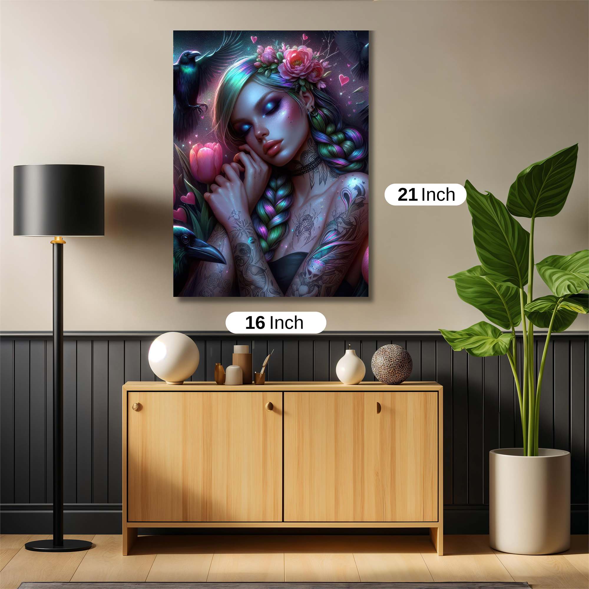 Raven Dream Safe Wall Magnetic / M