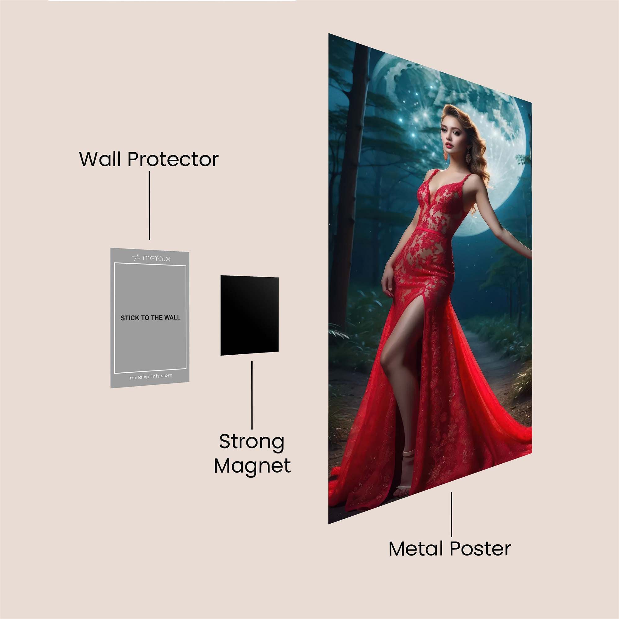 Luna Enchantress Safe Wall Magnetic / M