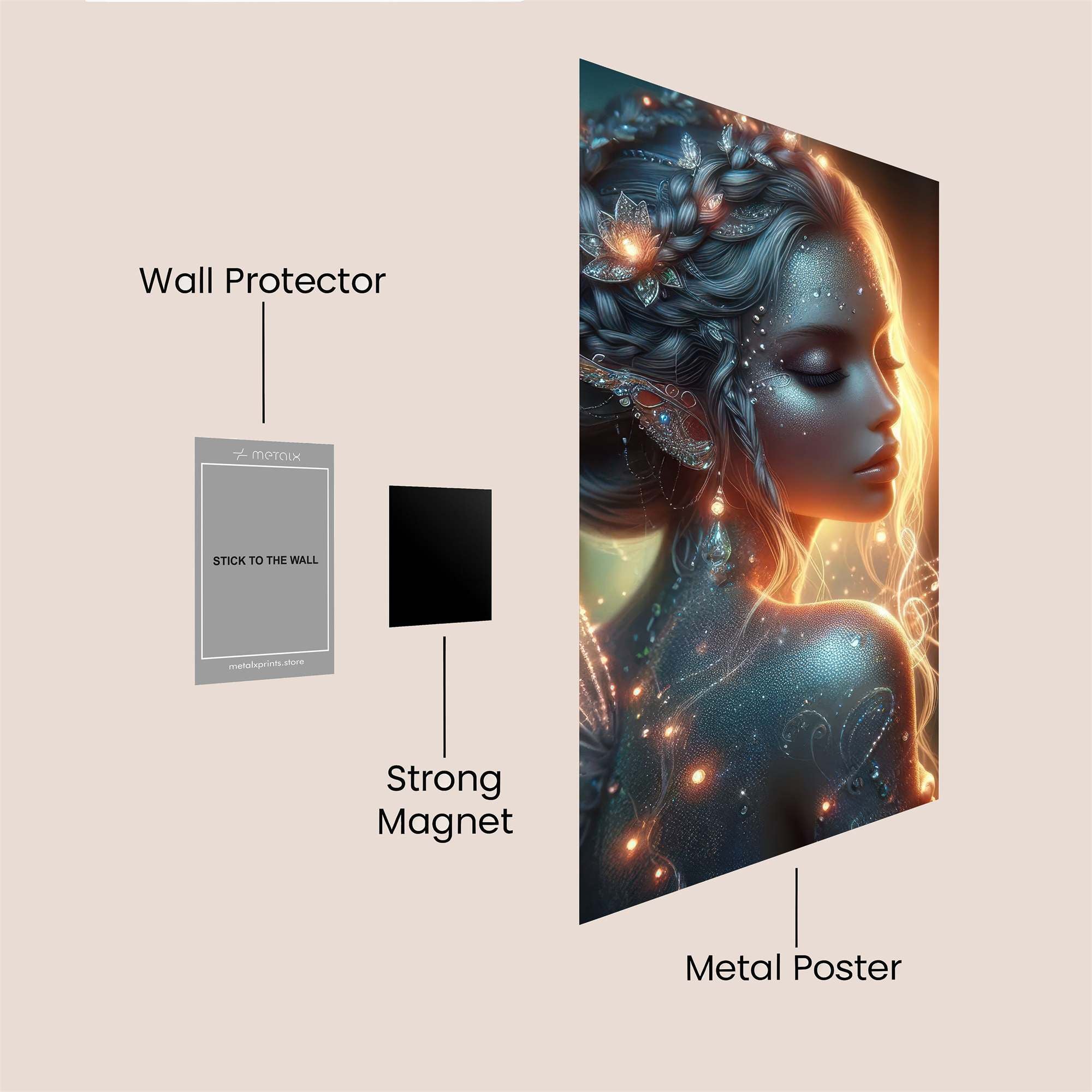 Fairy Serenity Safe Wall Magnetic / M