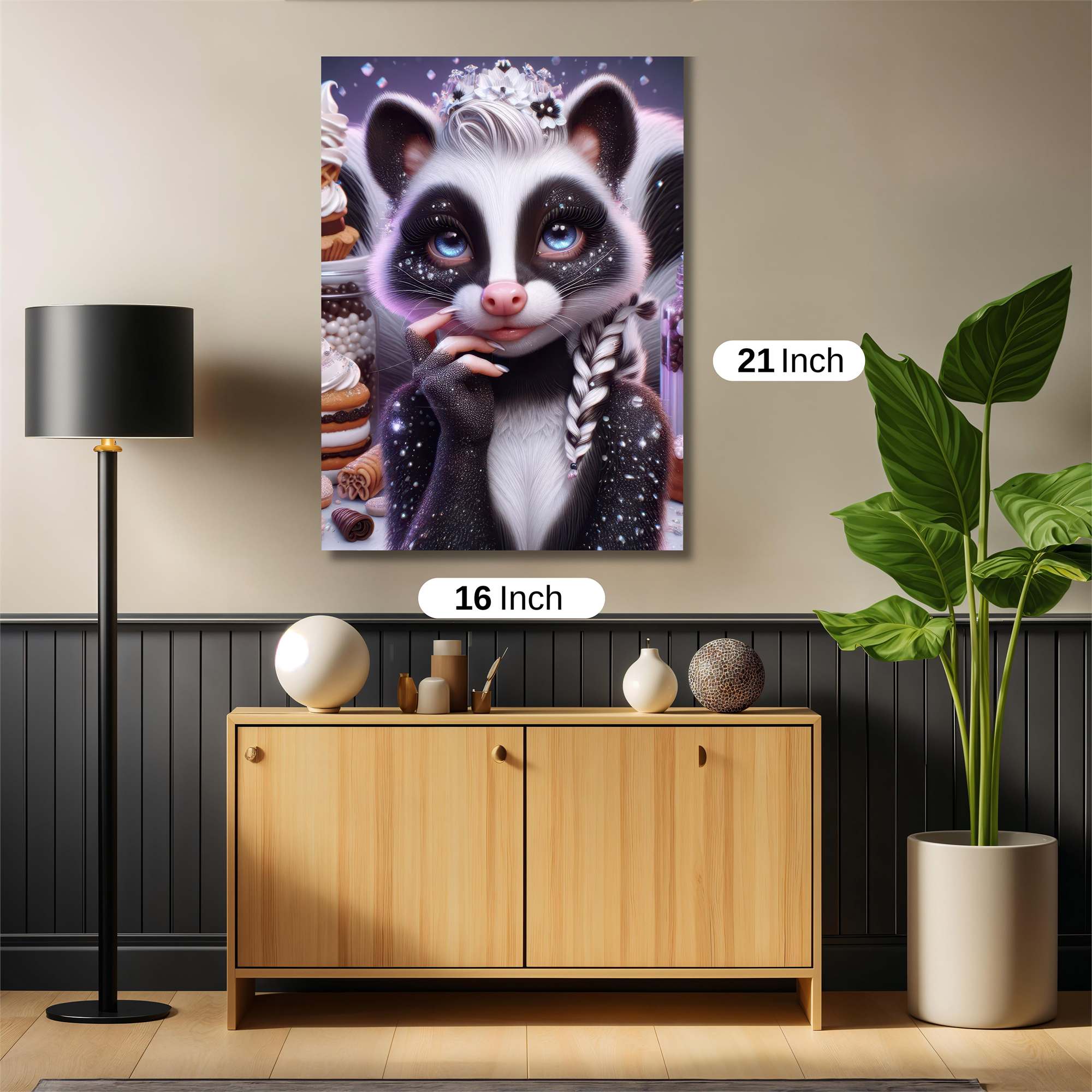 Skunk Royalty Safe Wall Magnetic / M