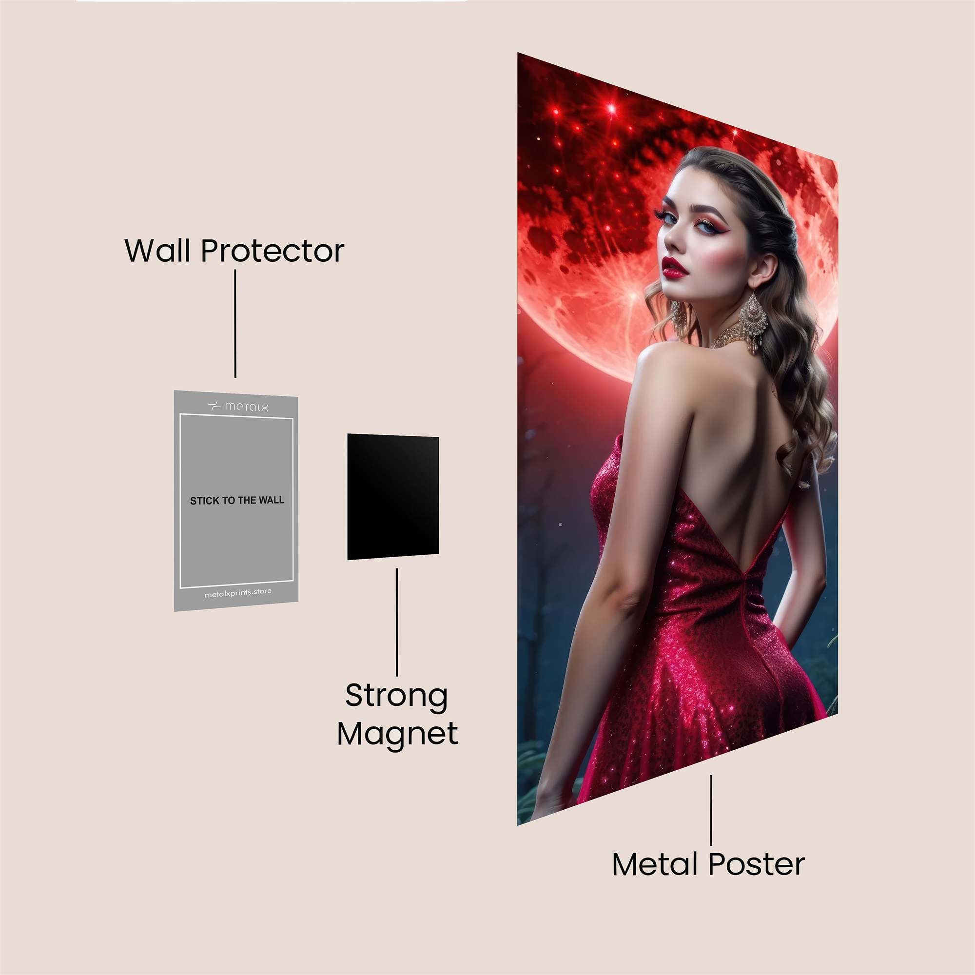 Luna Enchanting Safe Wall Magnetic / M