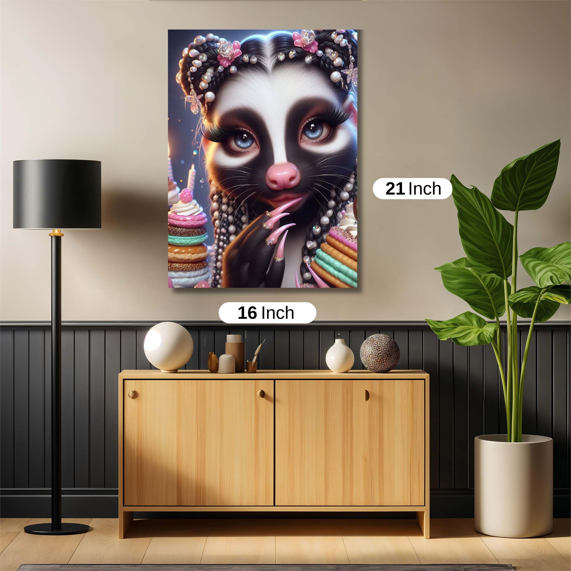 Sassy Stoat Safe Wall Magnetic / M